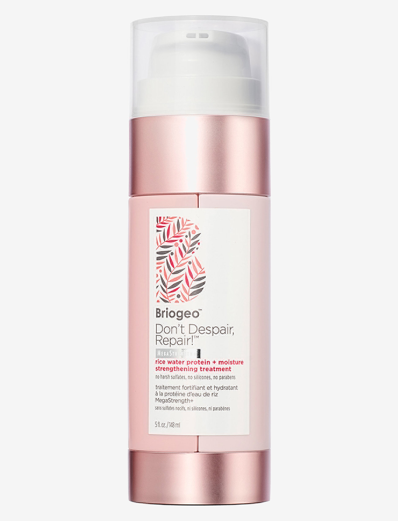 Briogeo Briogeo Don'tDespairRepair! MegaStrength+Rice Water Protein+Moisture Strengthening Treatment 148ml - Hårprodukter - CLEAR / undefined