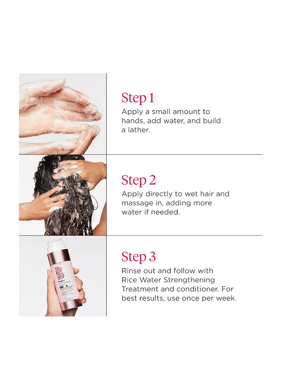 Briogeo - Briogeo Don't Despair, Repair!™ MegaStrength+ Rich Rice Shampoo Concentrate 90ml - shampoo - clear - 5