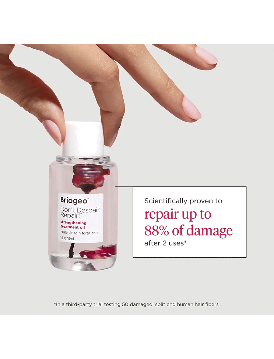 Briogeo - Briogeo Don't Despair, Repair!™ Strengthening Treatment Oil 30ml - hår - clear - 2