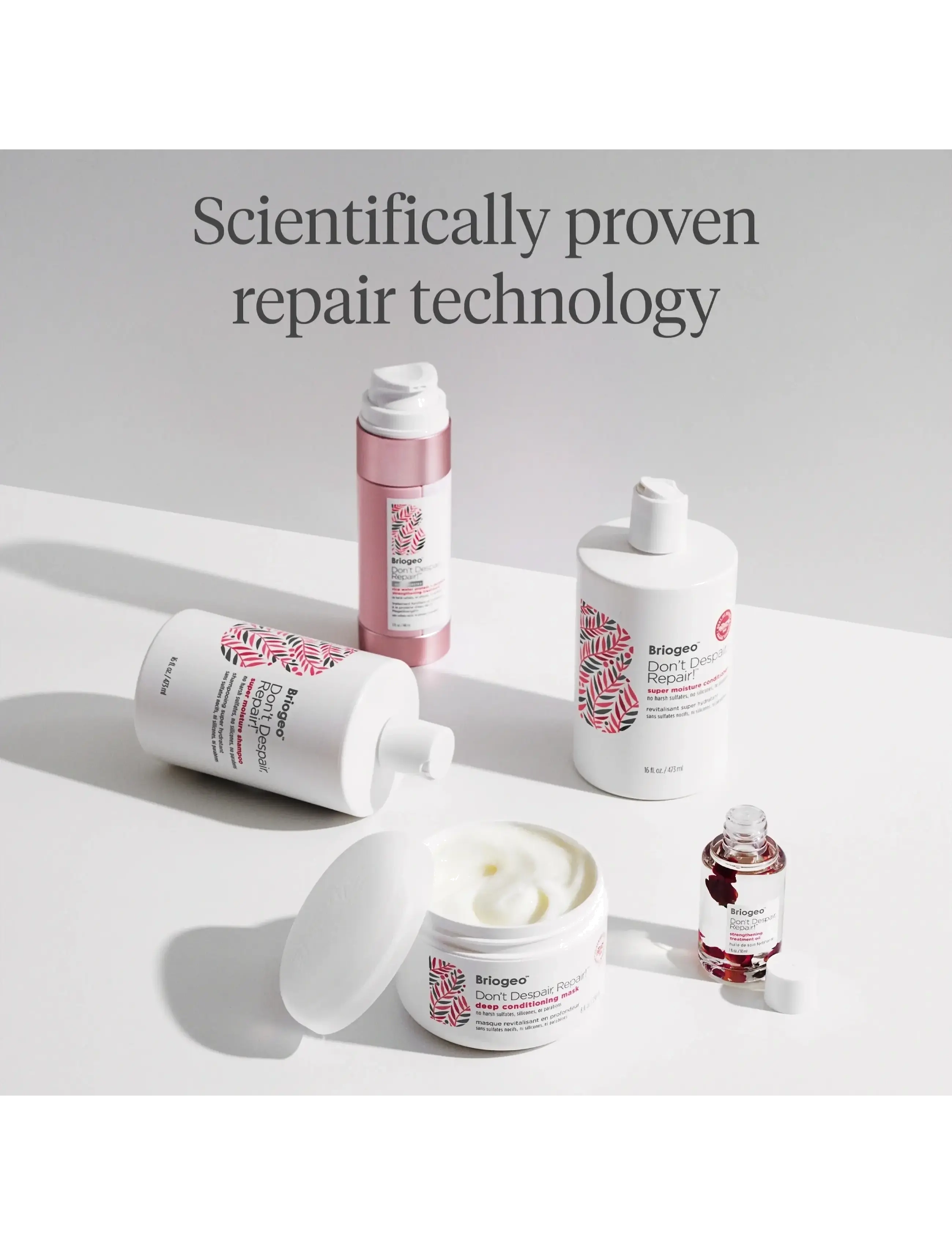 Briogeo - Briogeo Don't Despair, Repair!™ Strengthening Treatment Oil 30ml - hår - clear - 4