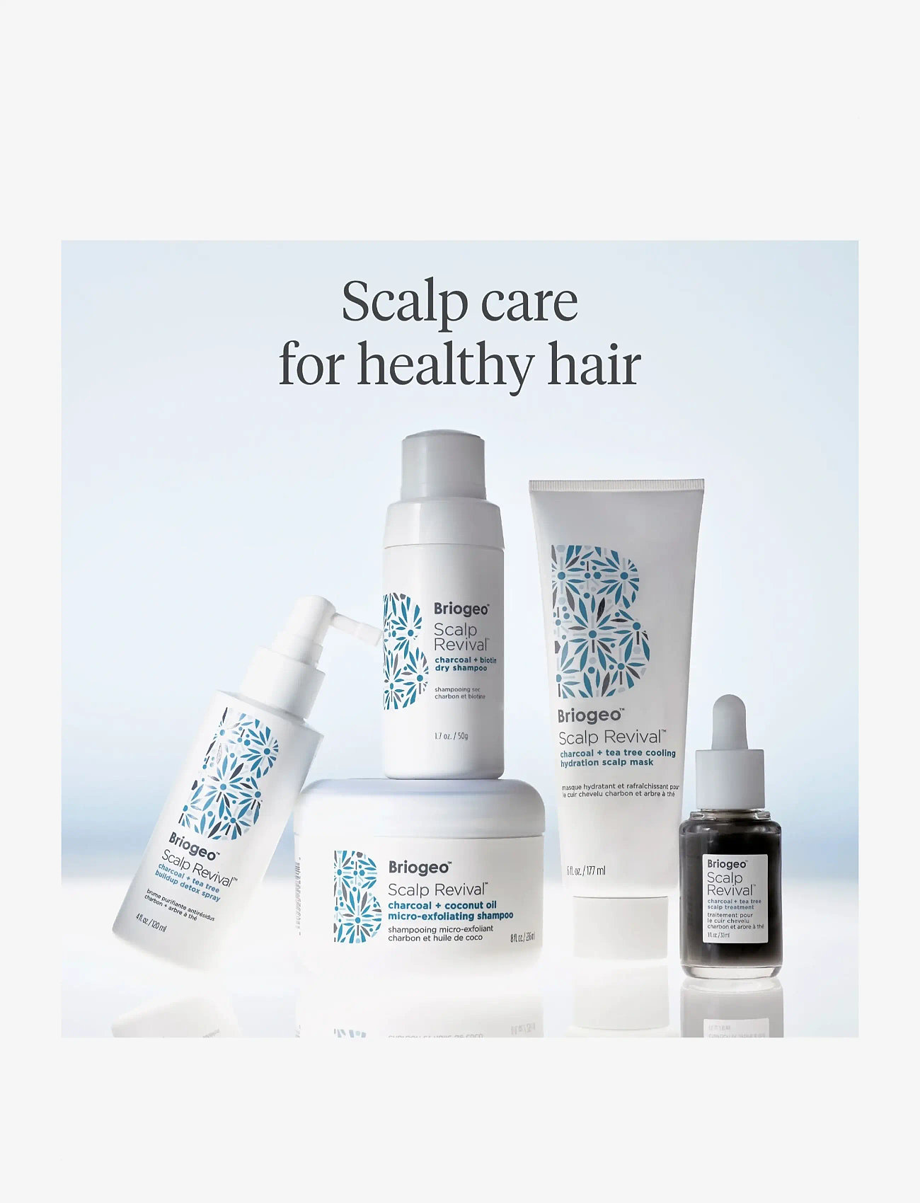 Briogeo - Briogeo Scalp Revival™ Charcoal + Biotin Dry Shampoo 50ml - hár - no colour - 4
