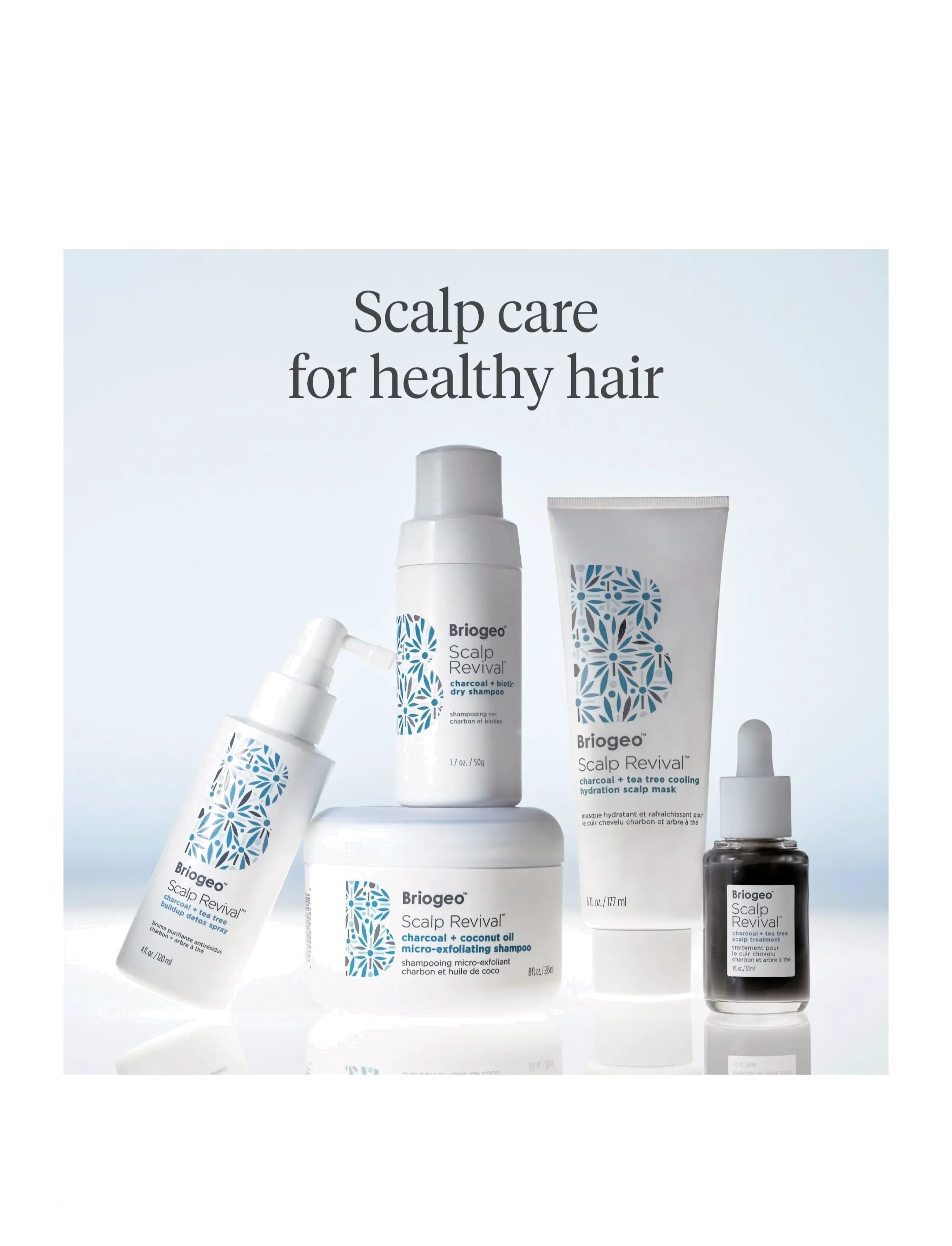 Briogeo - Briogeo Scalp Revival™ Charcoal + Biotin Dry Shampoo 50ml - hár - no colour - 4
