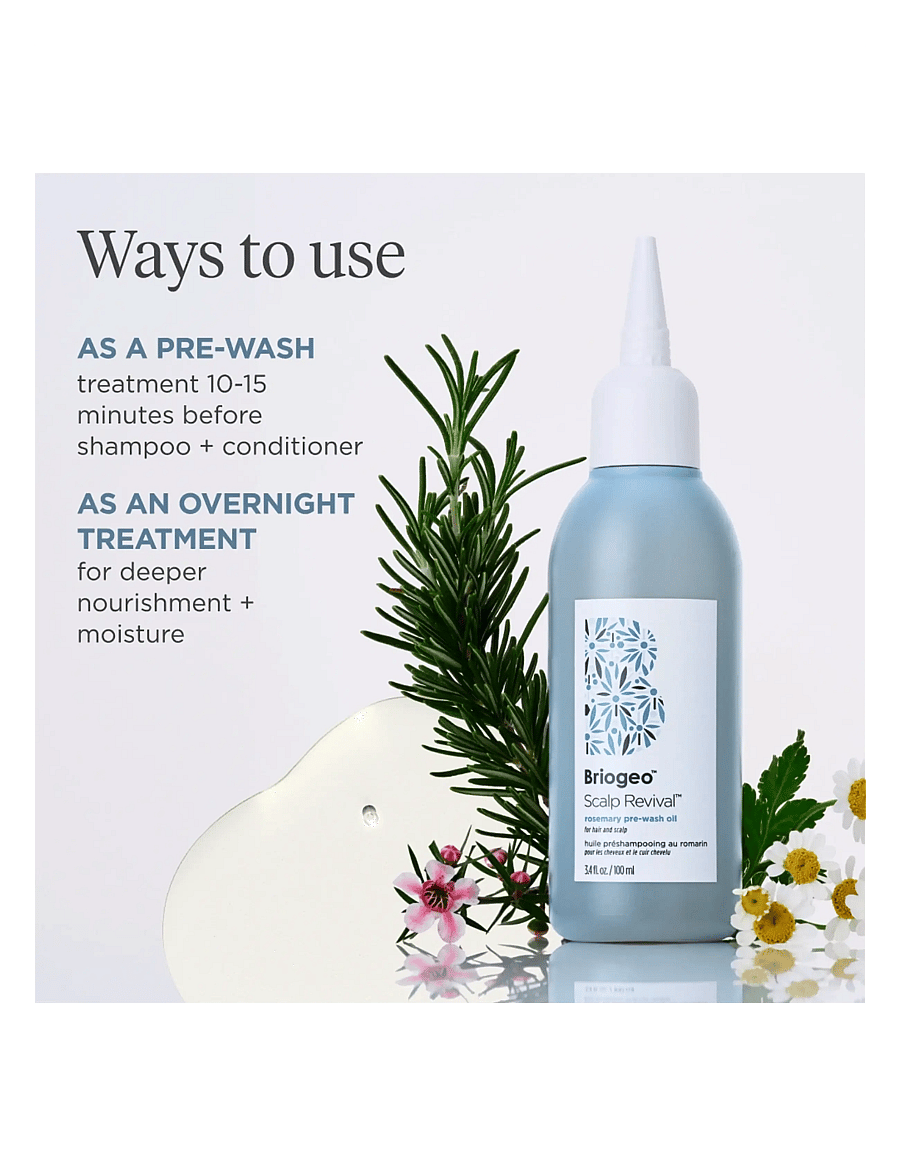 Briogeo - Briogeo Scalp Revival™ Rosemary Pre-Wash Oil 100ml - scalp treatment - clear - 5