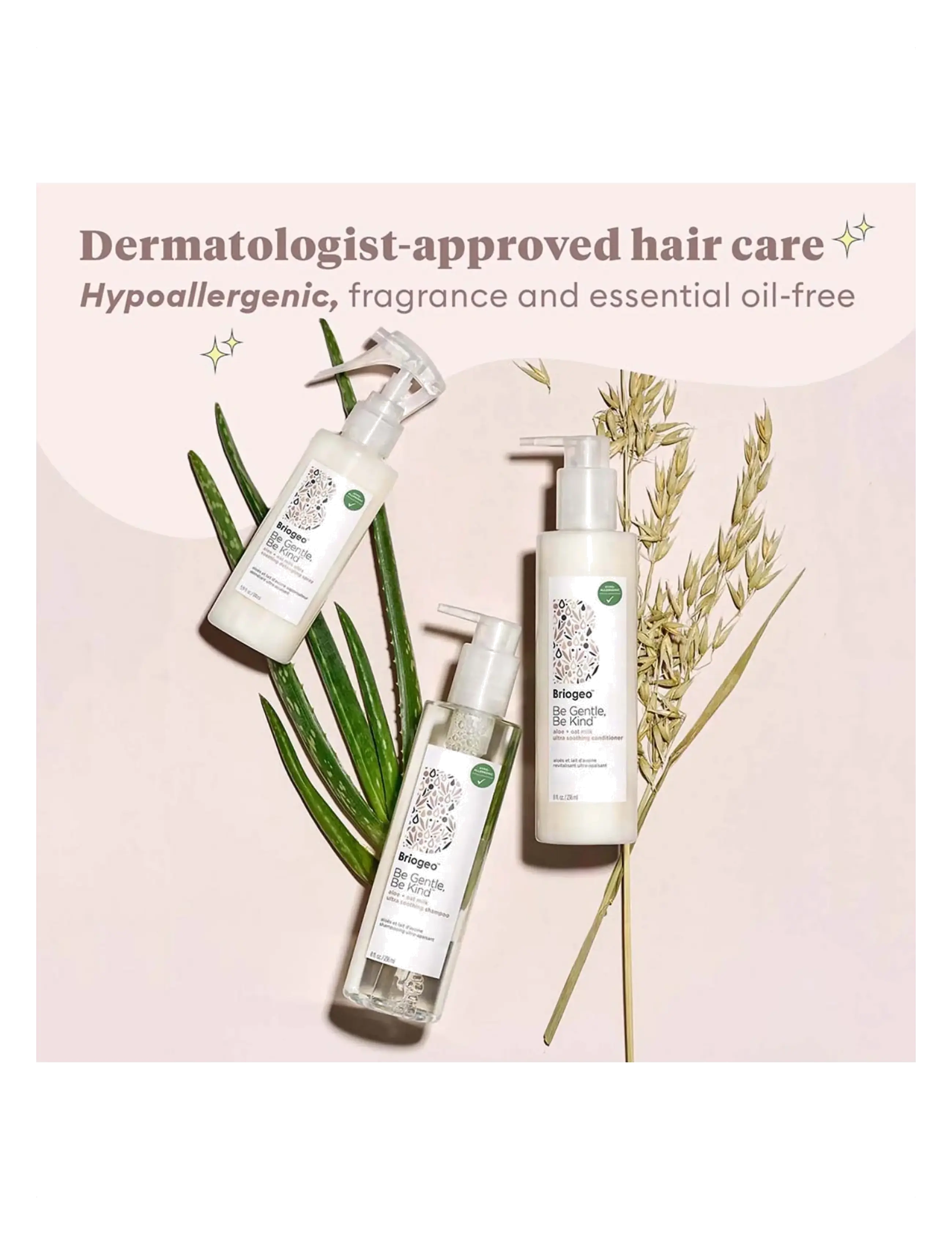 Briogeo - Briogeo Be Gentle, Be Kind™ Aloe + Oat Milk Ultra Soothing Conditioner 236ml - hårpleje - clear - 3