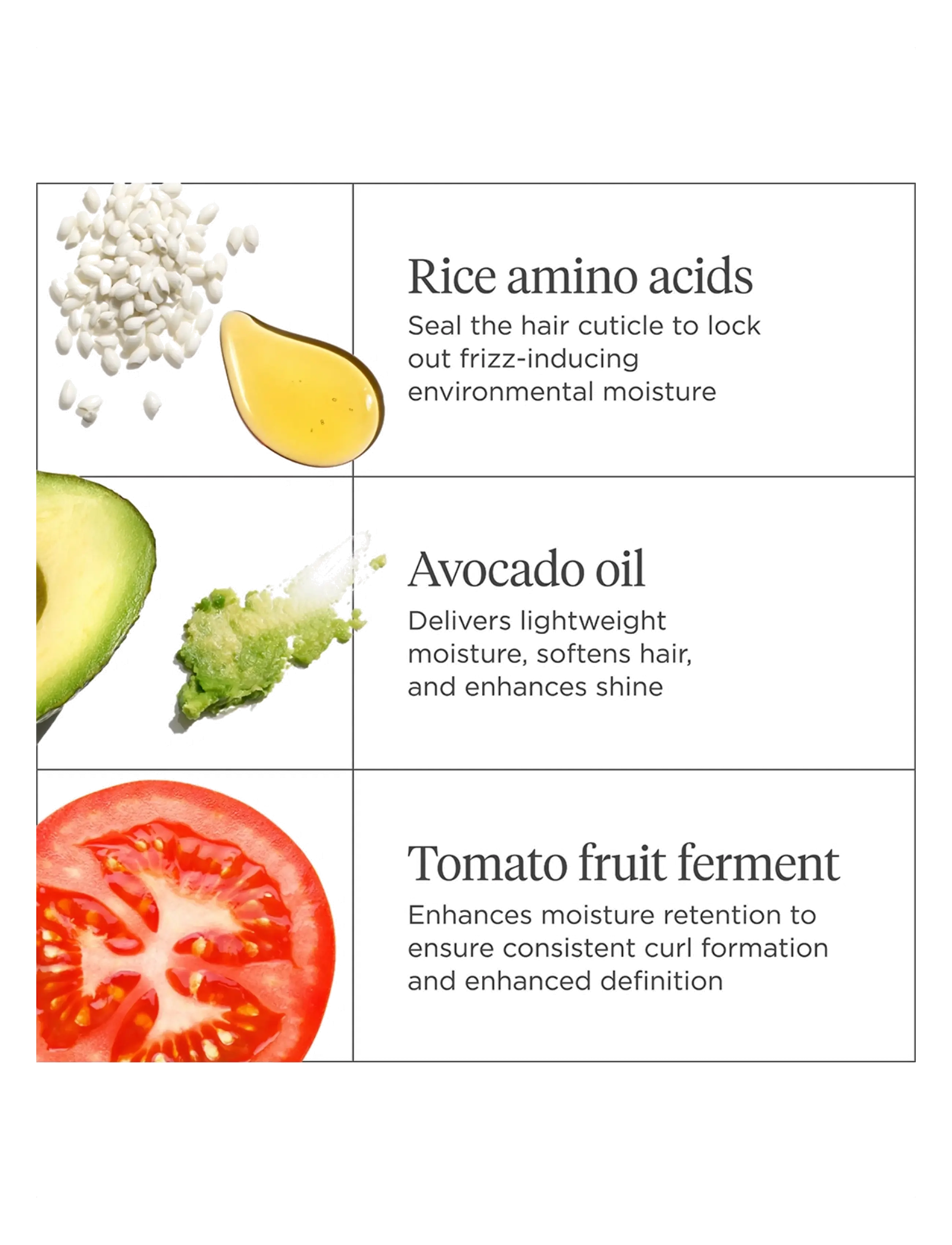 Briogeo - Briogeo Curl Charisma™ Rice Amino + Avocado Leave–In Defining Crème 177ml - hårkure - clear - 2