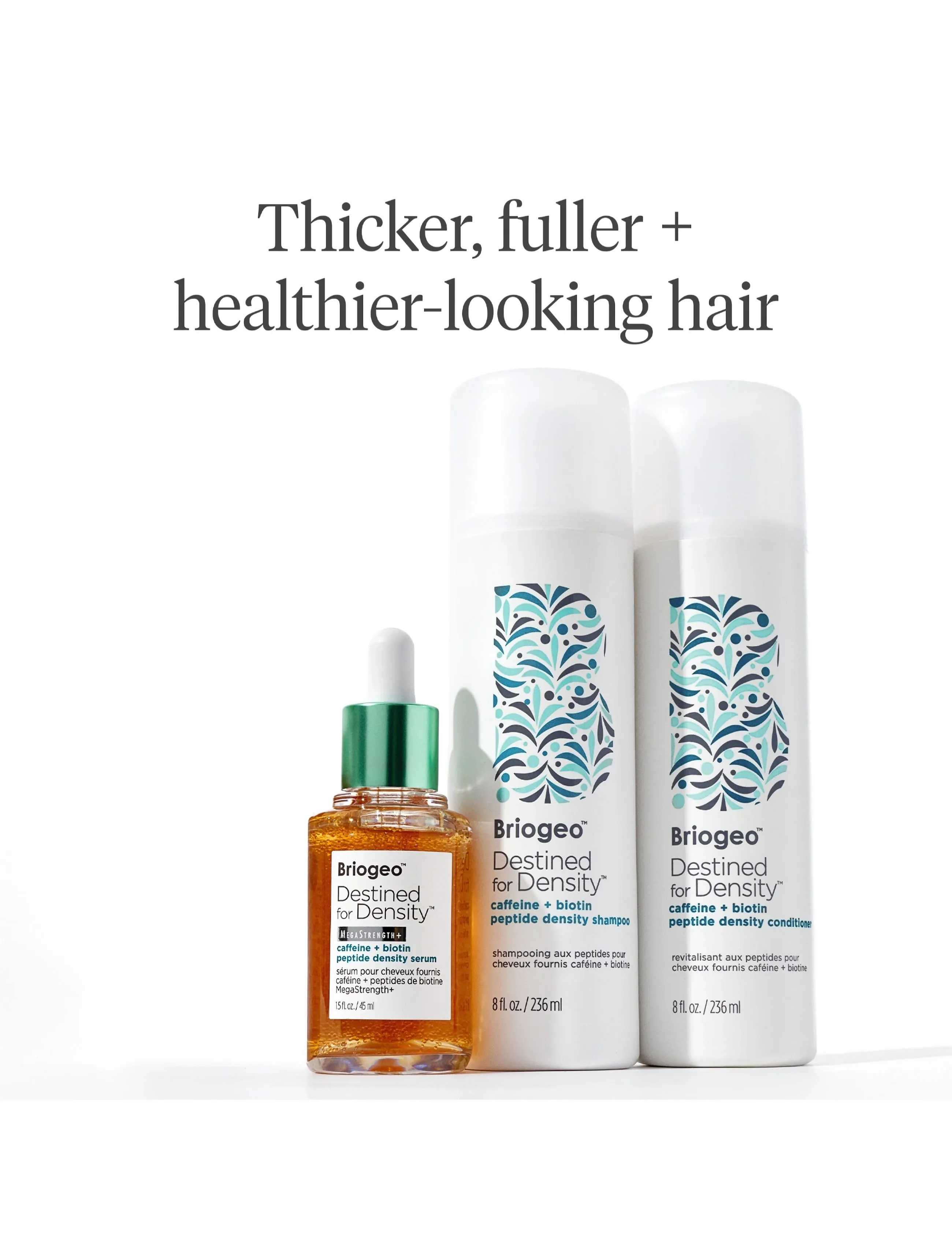 Briogeo Briogeo Destined For Density Caffeine + Biotin Peptide Density Conditioner 236ml, 236 ml, Nude, Pleje > Balsam, Dame