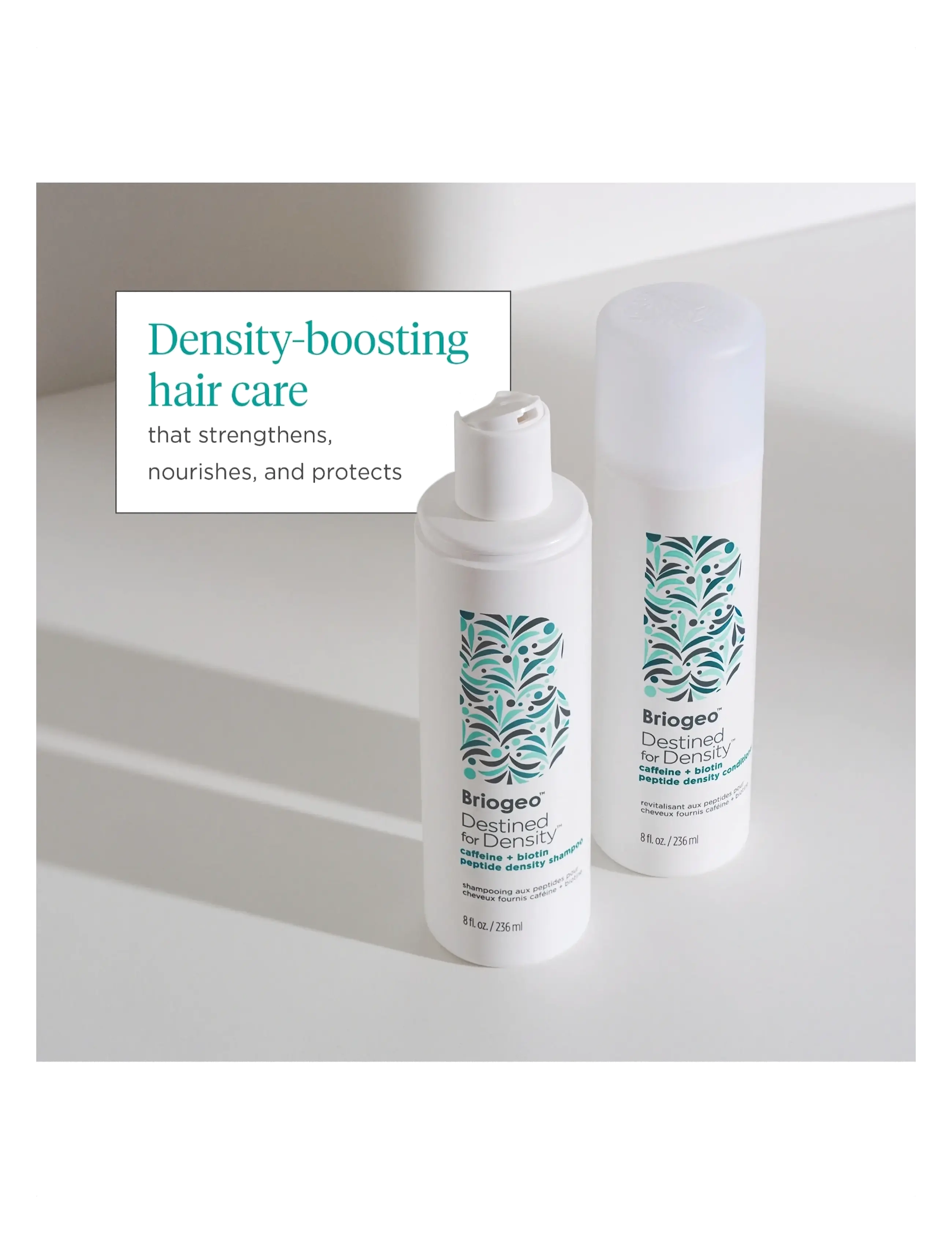 Briogeo - Briogeo Destined For Density™ Caffeine + Biotin Peptide Density Conditioner 236ml - balsam & conditioner - clear - 4