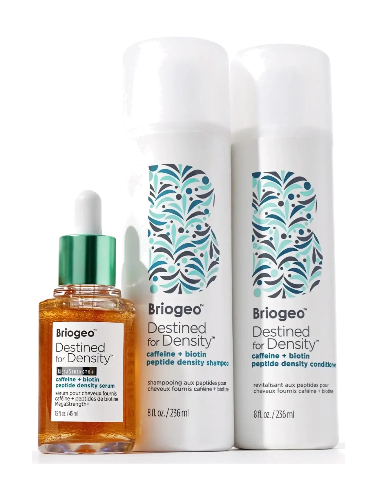 Briogeo - Briogeo Destined For Density™ MegaStrength + Caffeine + Biotin Peptide Density Serum 45ml - hår - clear - 5