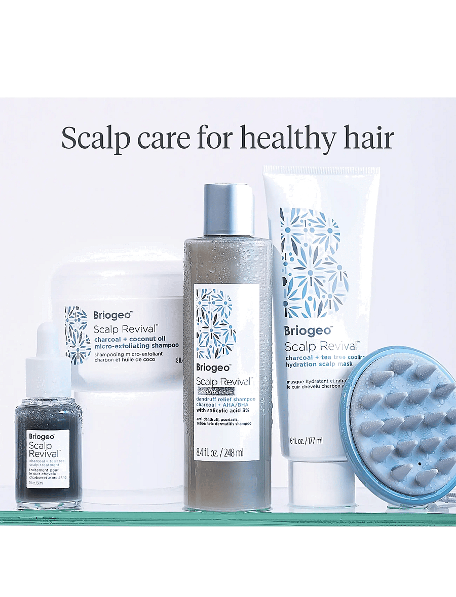 Briogeo - Briogeo Scalp Revival™ Charcoal + Tea Tree Cooling Hydration Scalp Mask 177ml - hårmasker - clear - 4