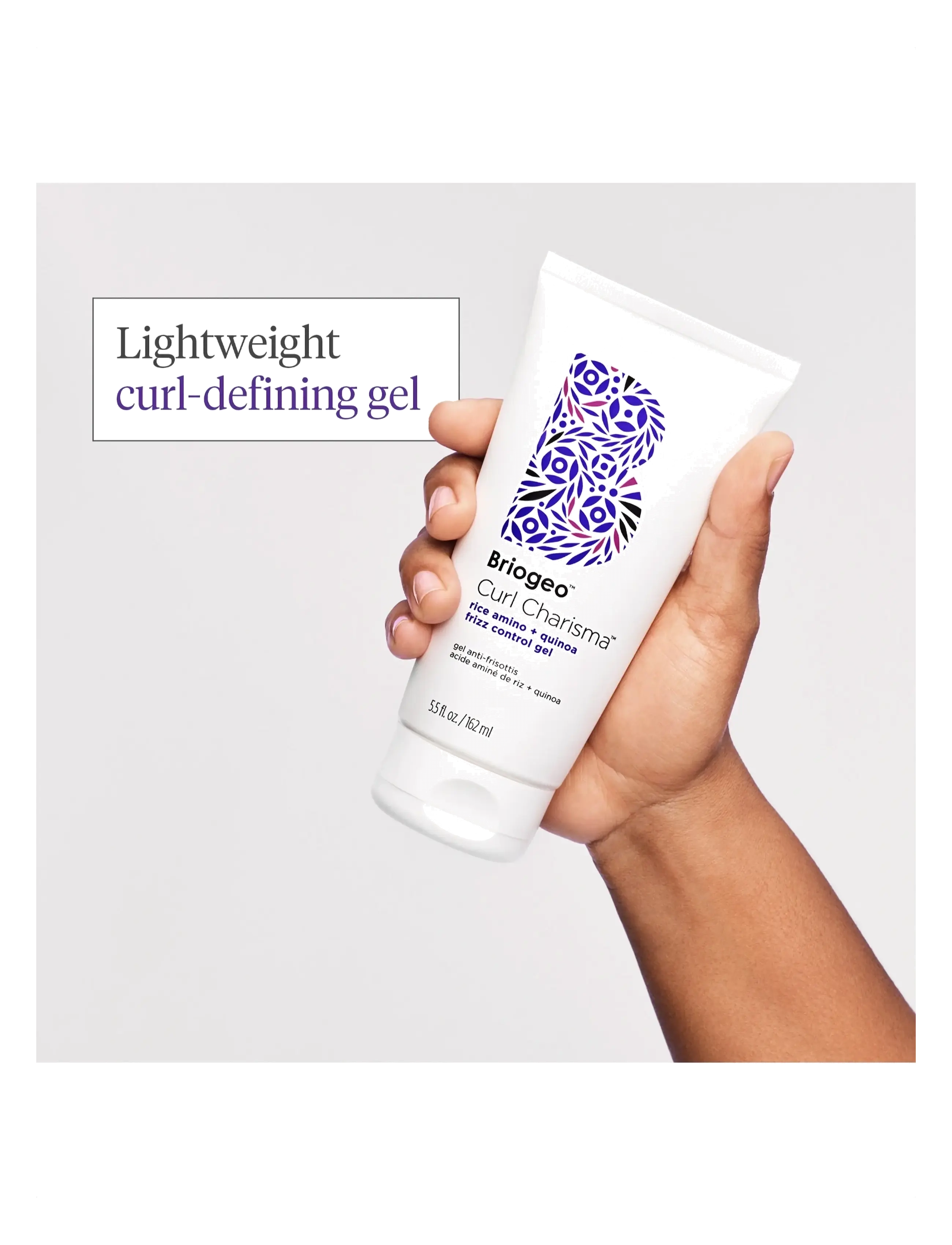 Briogeo - Briogeo Curl Charisma™ Rice Amino + Quinoa Frizz Control Gel 162ml - voks & gels - clear - 1