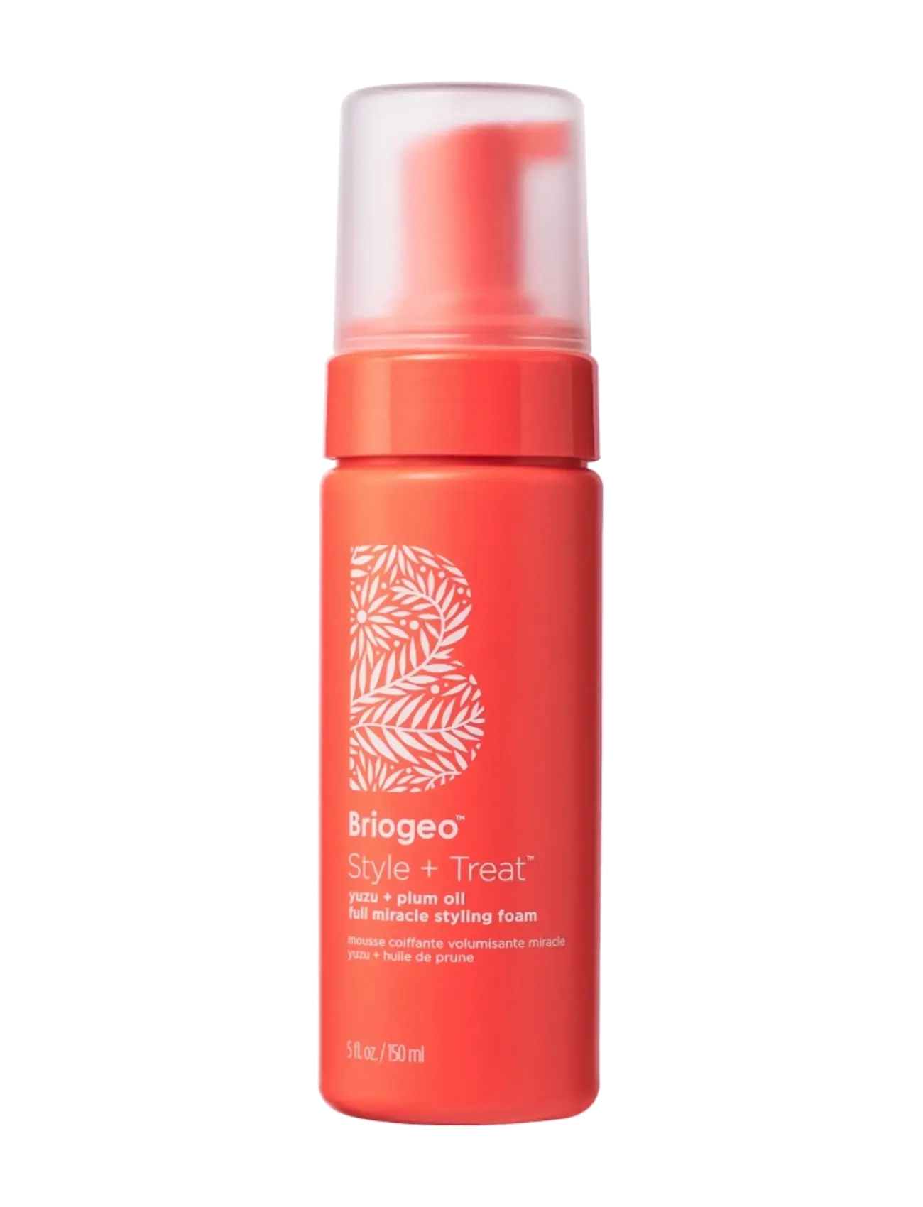 Briogeo Briogeo Style + Treat Yuzu + Plum Oil Full Miracle Styling Foam 150ml - Hårprodukter - 1017 / clear