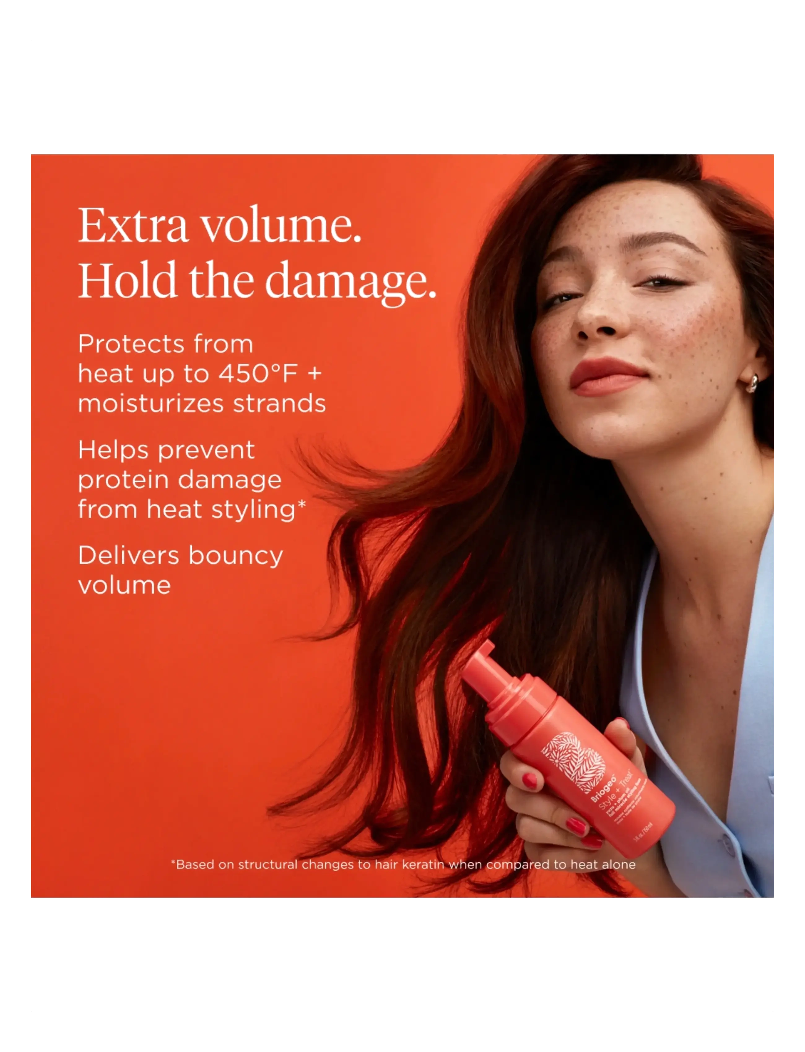 Briogeo - Briogeo Style + Treat Yuzu + Plum Oil Full Miracle Styling Foam 150ml - sommerens hårprodukter - 1017 - 2