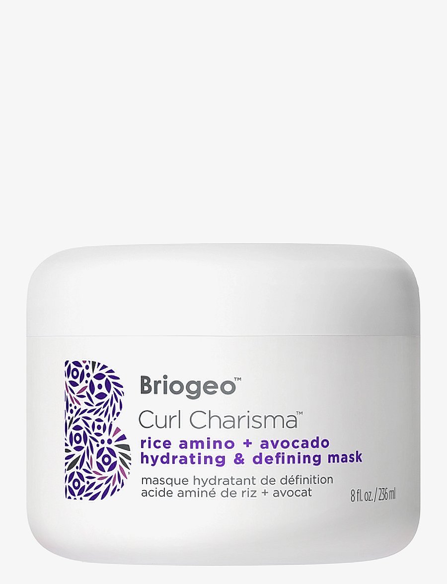 Briogeo - Briogeo Curl Charisma™ Rice Amino + Avocado Hydrating & Defining Mask 236ml - hårkur - clear - 1