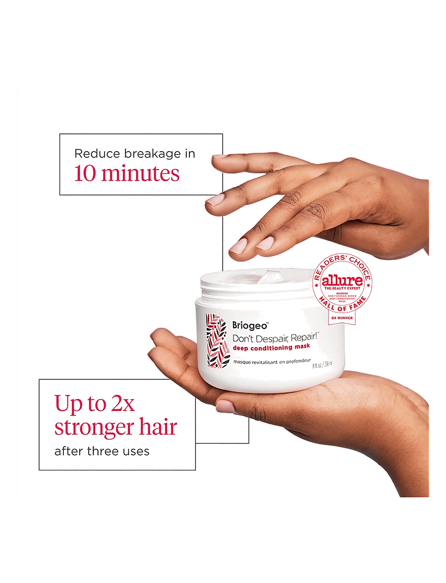 Briogeo - Briogeo Don't Despair, Repair!™ Deep Conditioning Mask 236ml - hårkur - clear - 2