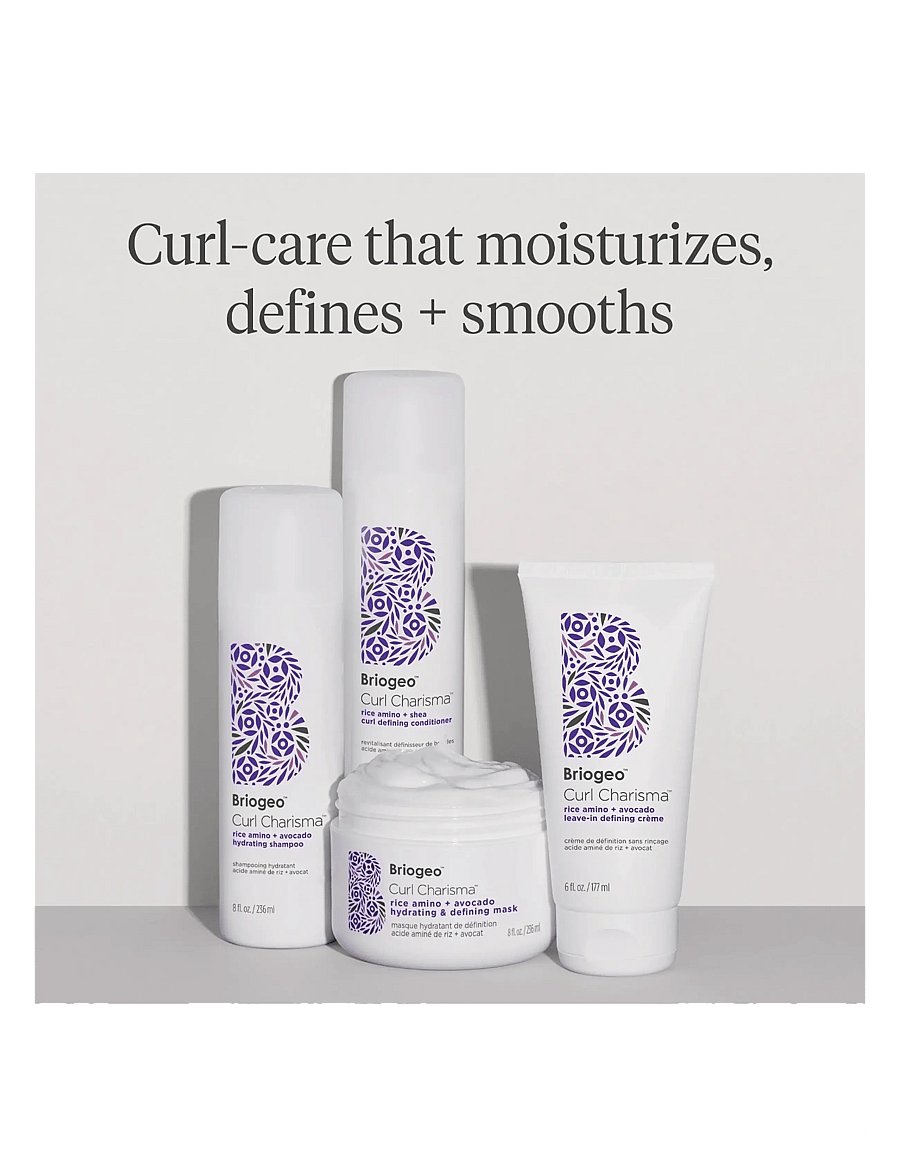 Briogeo - Briogeo Curl Charisma™ Rice Amino + Avocado Hydrating Shampoo 236ml - shampoo - clear - 3