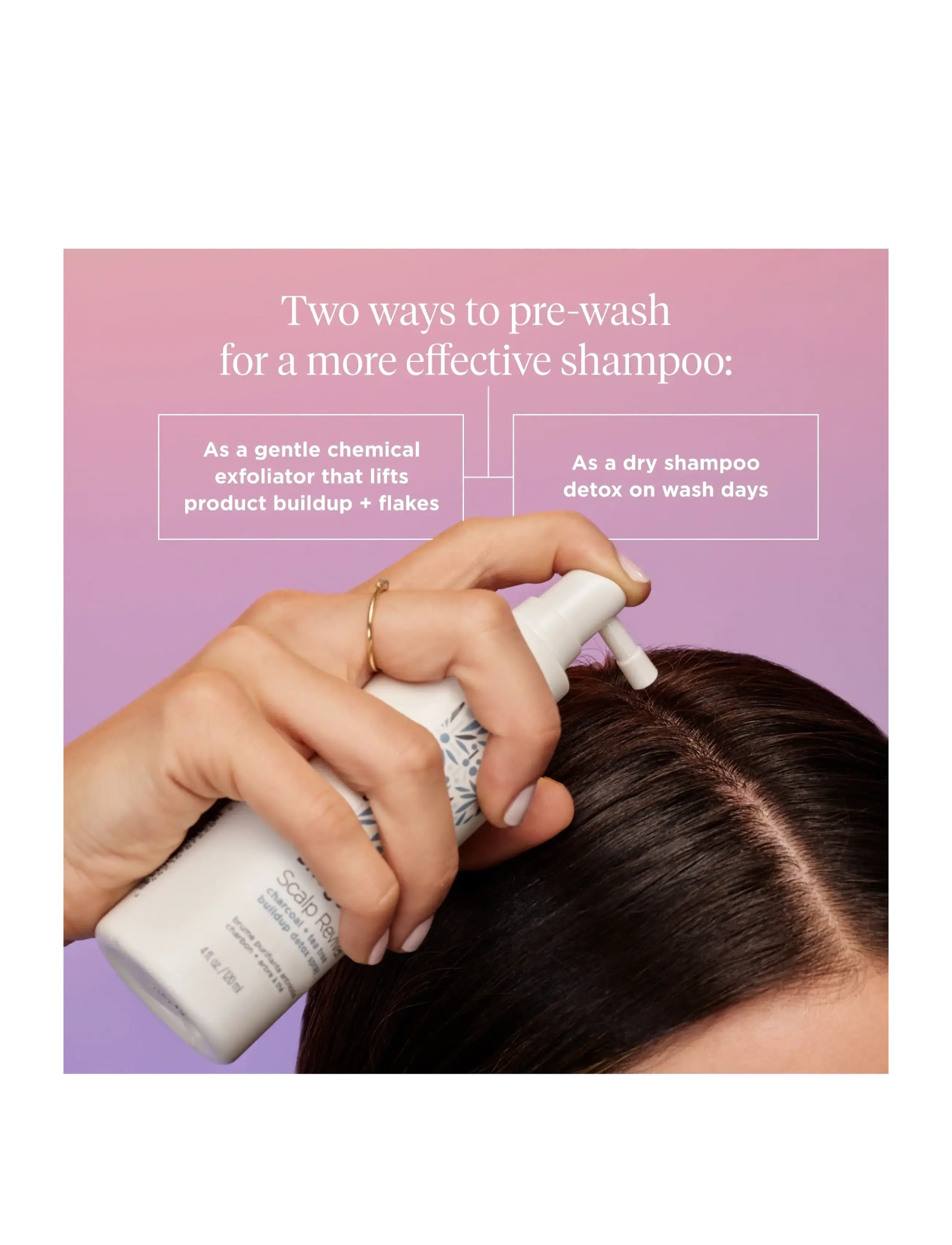 Briogeo - Briogeo Scalp Revival™ Charcoal + Tea Tree Buildup Detox Spray 120ml - hårkur - clear - 4