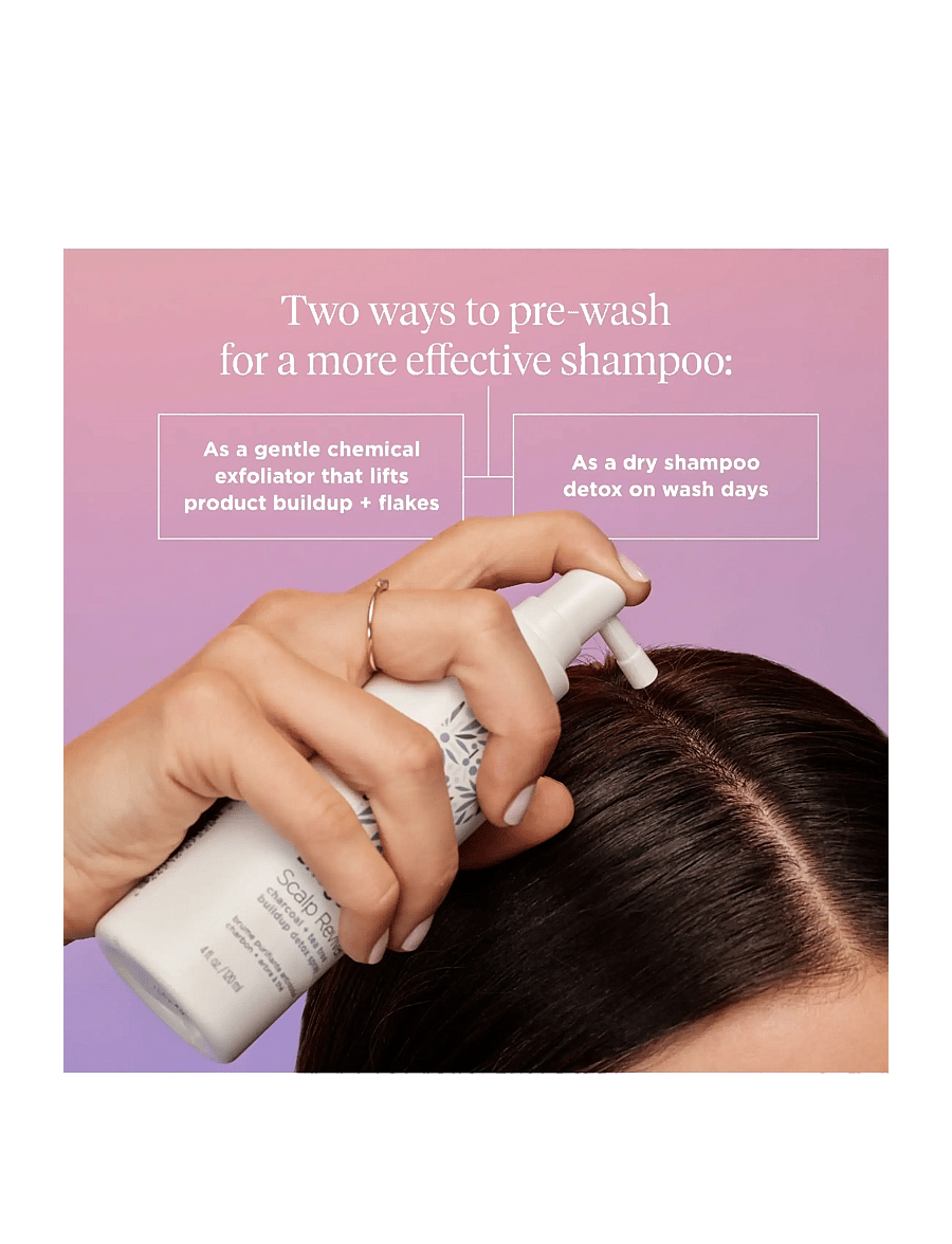 Briogeo - Briogeo Scalp Revival™ Charcoal + Tea Tree Buildup Detox Spray 120ml - hiusten tehohoidot - clear - 4