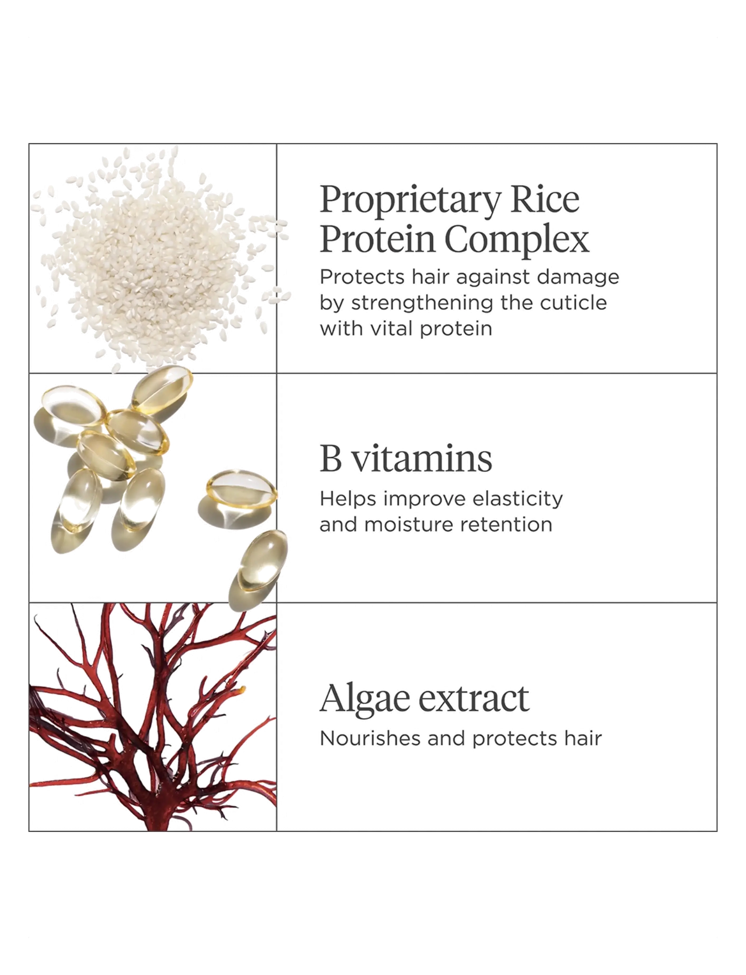 Briogeo - Briogeo Don'tDespairRepair! MegaStrength+Rice Water Protein+Moisture Strengthening Treatment 148ml - hårkure - clear - 2