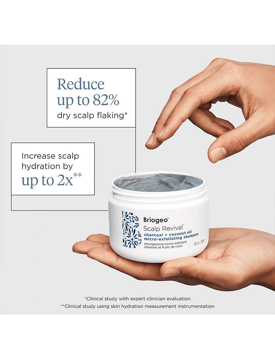 Briogeo - Briogeo Scalp Revival™ Charcoal + Coconut Oil Micro-exfoliating Shampoo 236ml - hármeðferðir - clear - 1