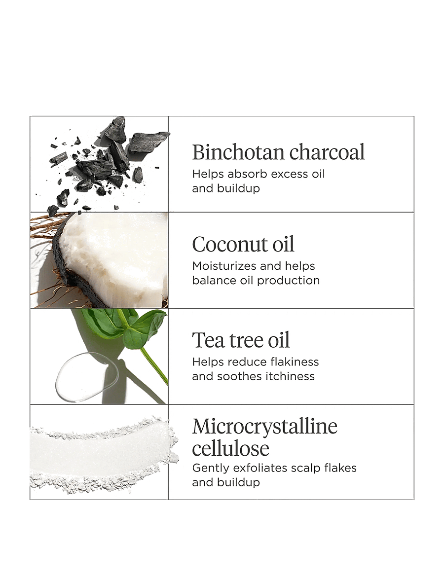 Briogeo - Briogeo Scalp Revival™ Charcoal + Coconut Oil Micro-exfoliating Shampoo 236ml - hármeðferðir - clear - 2