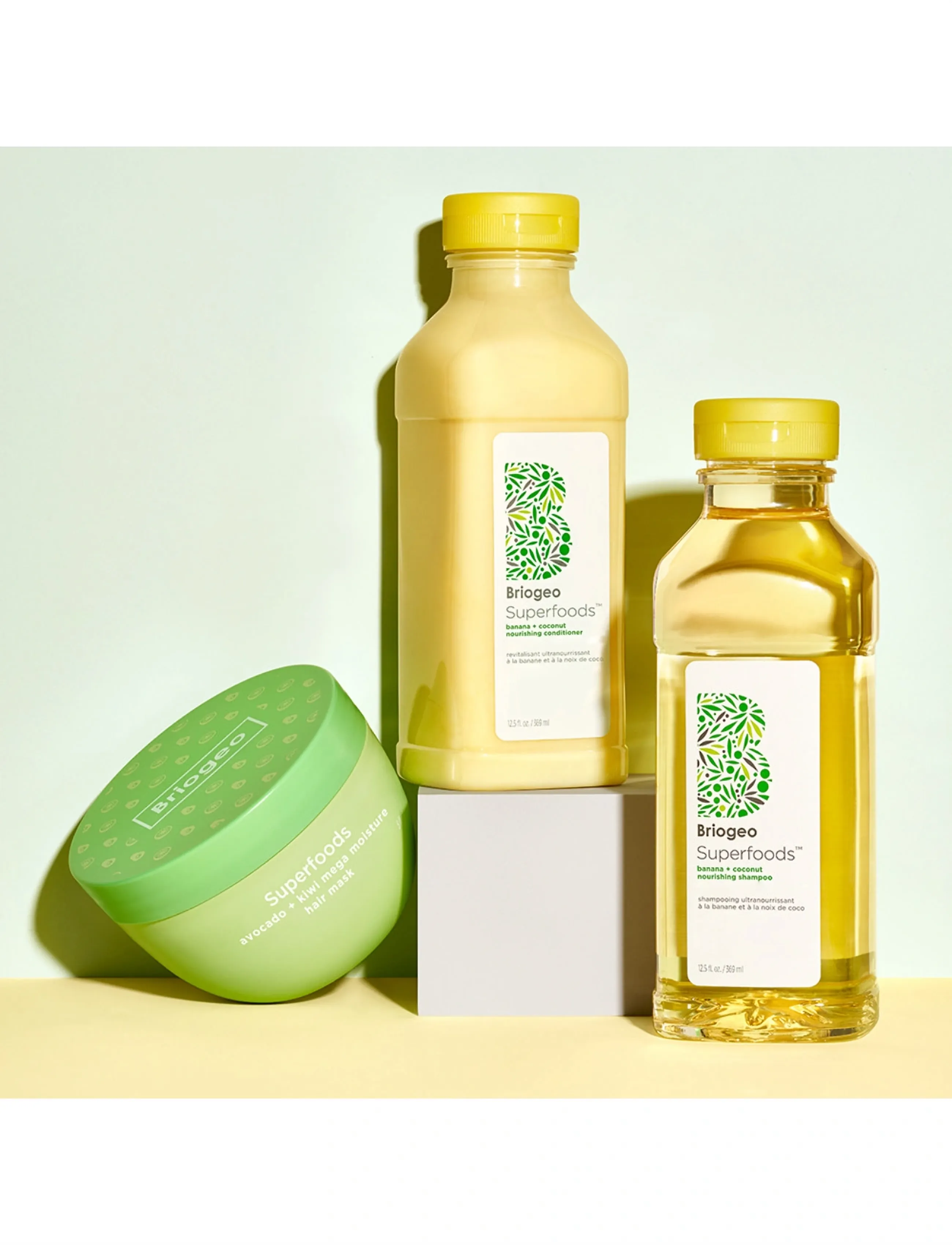 Briogeo Briogeo Superfoods Banana + Coconut Nourishing Shampoo 369ml, 369 ml, Nude, Pleje > Shampoo, Dame
