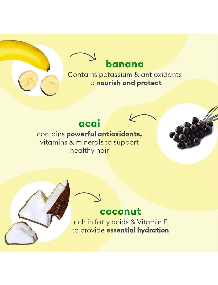 Briogeo - Briogeo Superfoods™ Banana + Coconut Nourishing Shampoo 369ml - shampoo - clear - 2