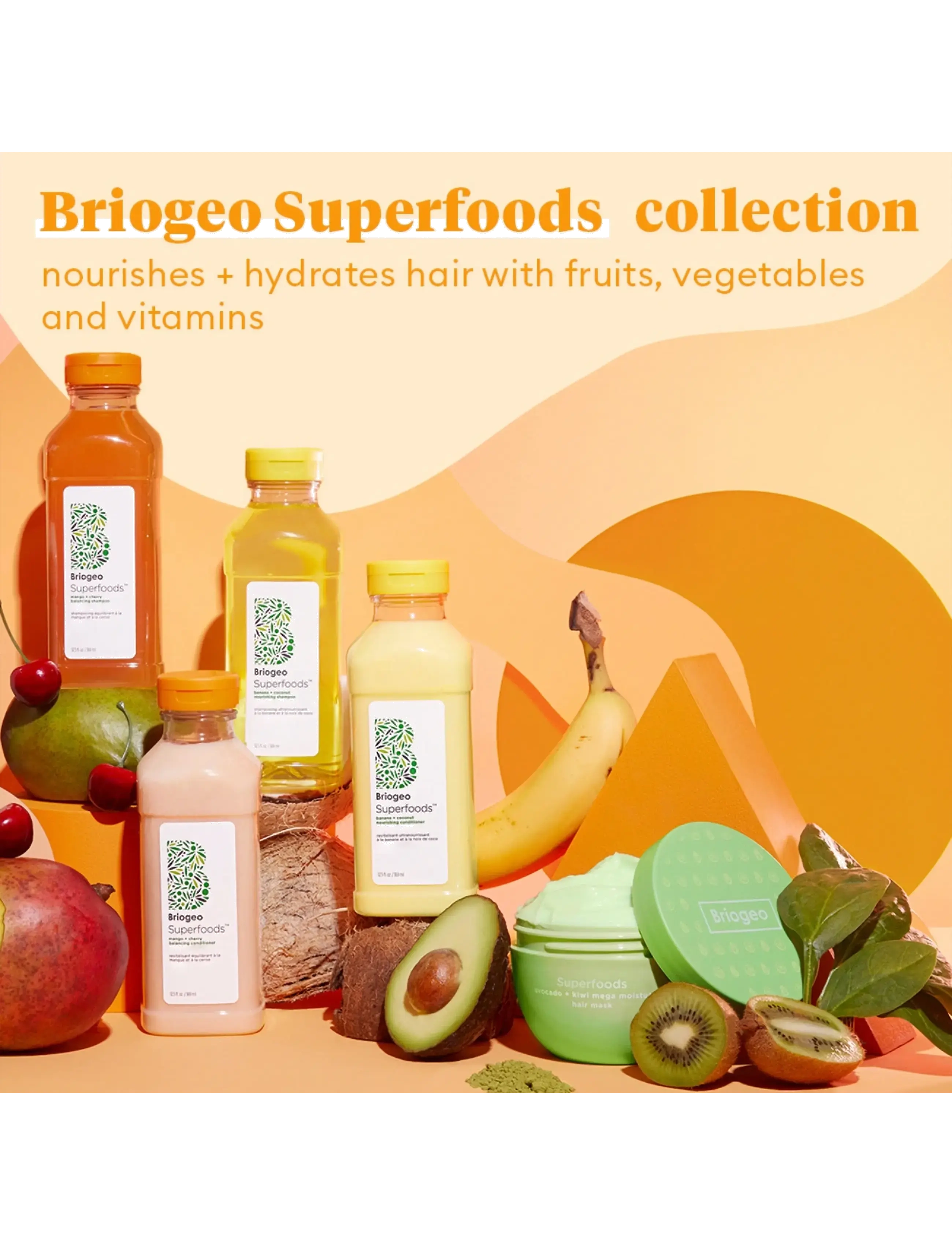 Briogeo - Briogeo Superfoods™ Banana + Coconut Nourishing Shampoo 369ml - shampoo - clear - 4