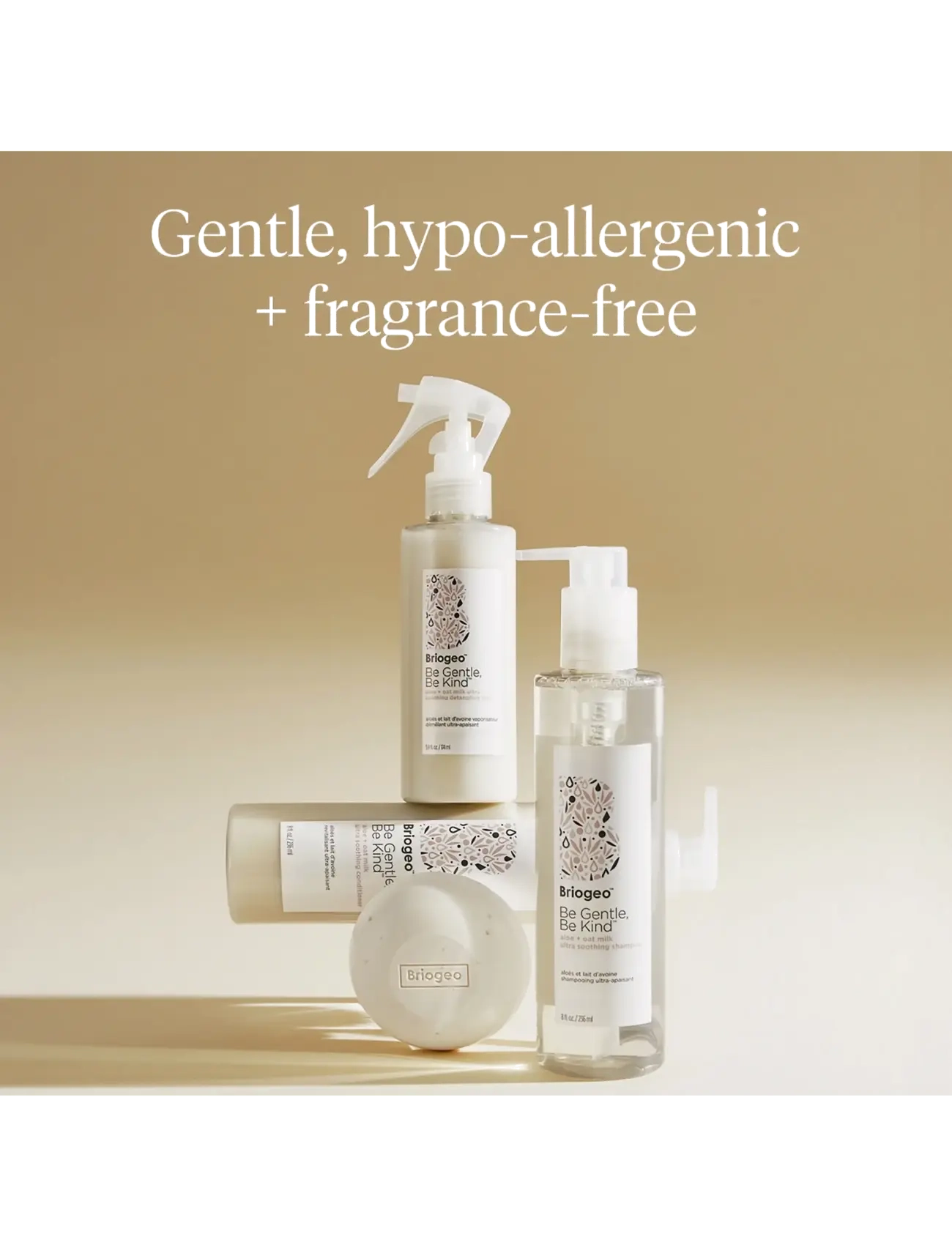 Briogeo - Briogeo Be Gentle, Be Kind™ Aloe + Oat Milk Ultra Soothing Shampoo 236ml - shampoo - clear - 3