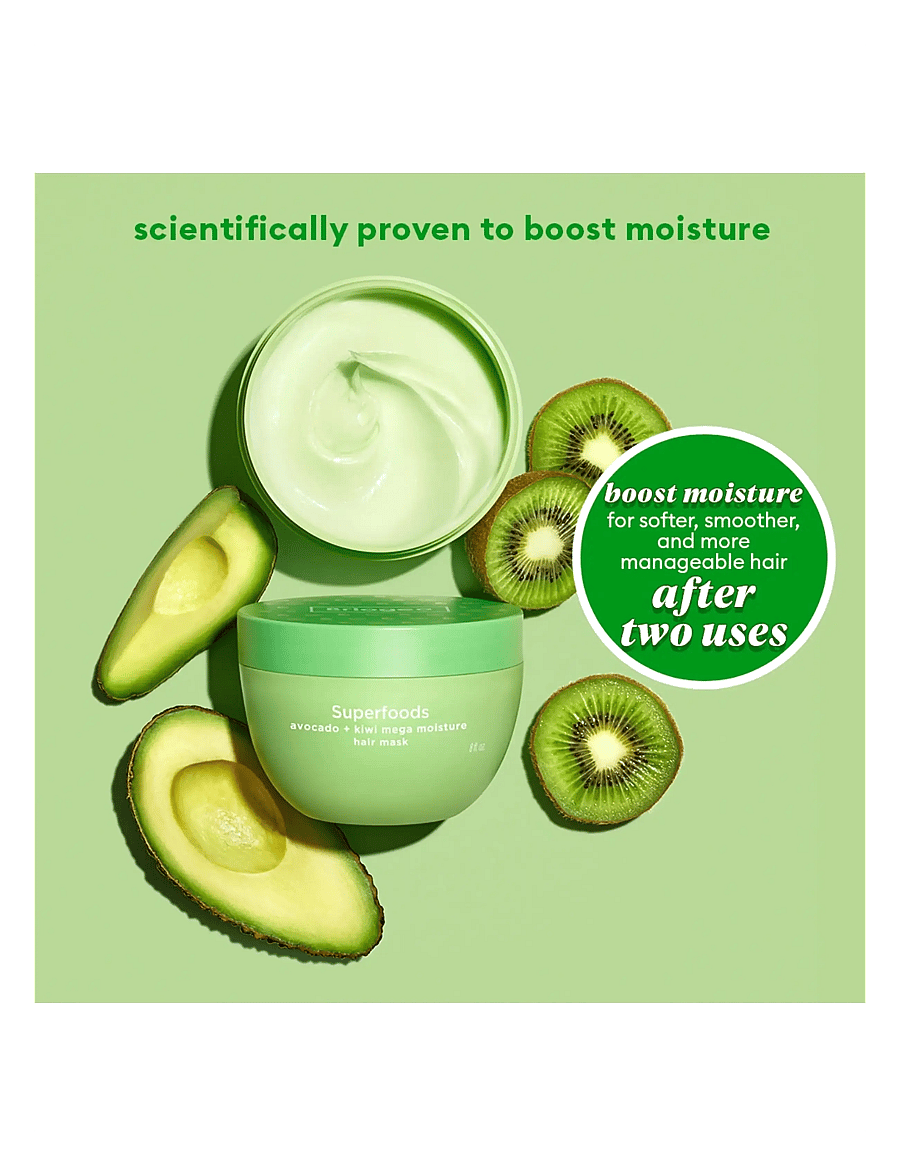 Briogeo - Briogeo Superfoods™ Avocado + Kiwi Mega Moisture Mask 240ml - hårinpackning - clear - 2