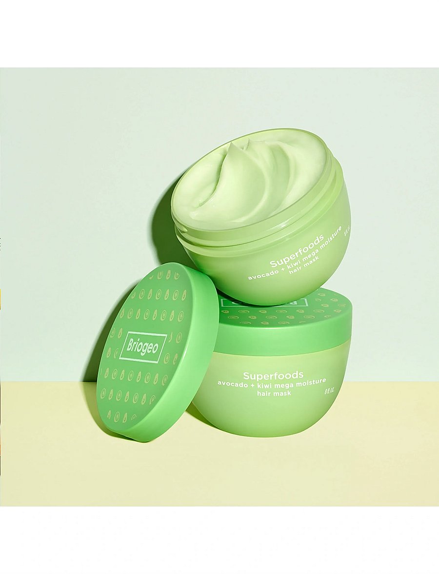 Briogeo - Briogeo Superfoods™ Avocado + Kiwi Mega Moisture Mask 240ml - hårinpackning - clear - 0