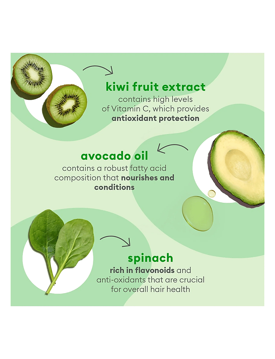 Briogeo - Briogeo Superfoods™ Avocado + Kiwi Mega Moisture Mask 240ml - hårinpackning - clear - 3
