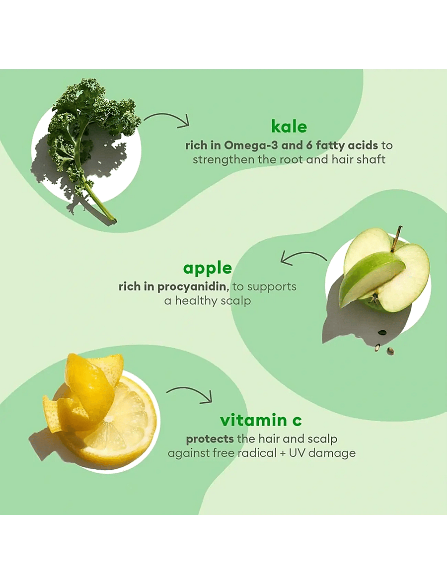 Briogeo - Briogeo Superfoods™ Kale + Apple Replenishing Conditioner 369ml - balsam - clear - 2