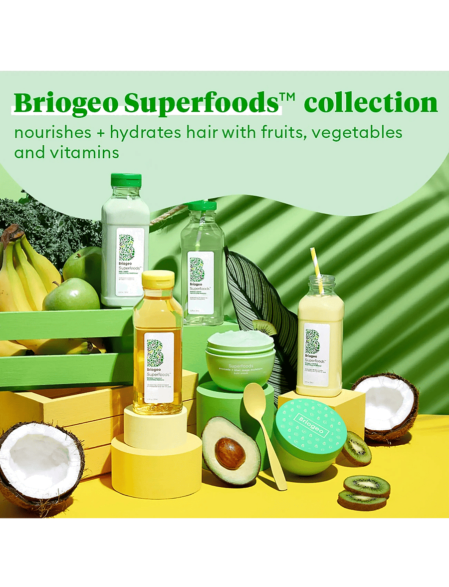 Briogeo - Briogeo Superfoods™ Kale + Apple Replenishing Conditioner 369ml - balsam - clear - 3