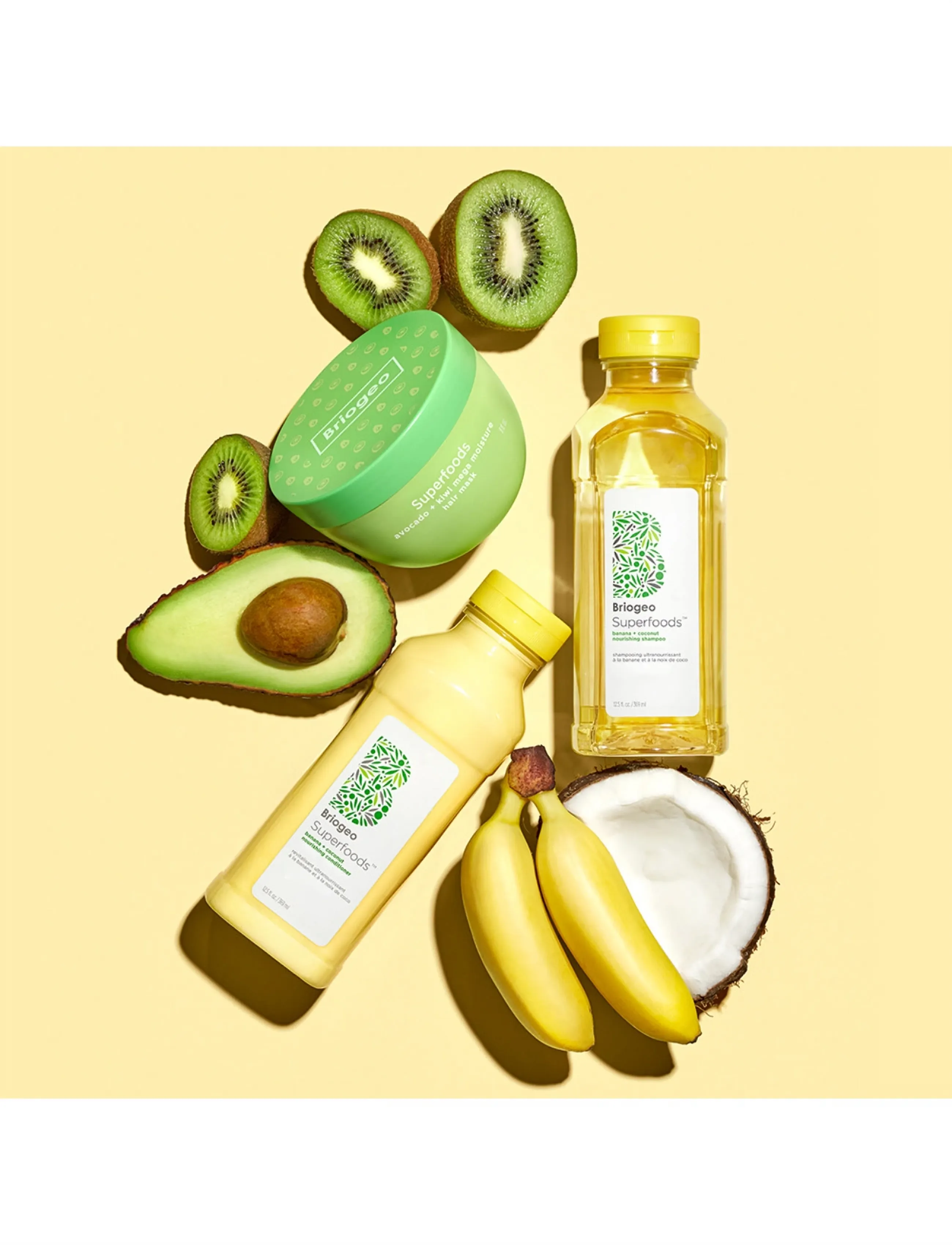 Briogeo Briogeo Superfoods Banana + Coconut Nourishing Conditioner 369ml, 369 ml, Nude, Pleje > Balsam, Dame