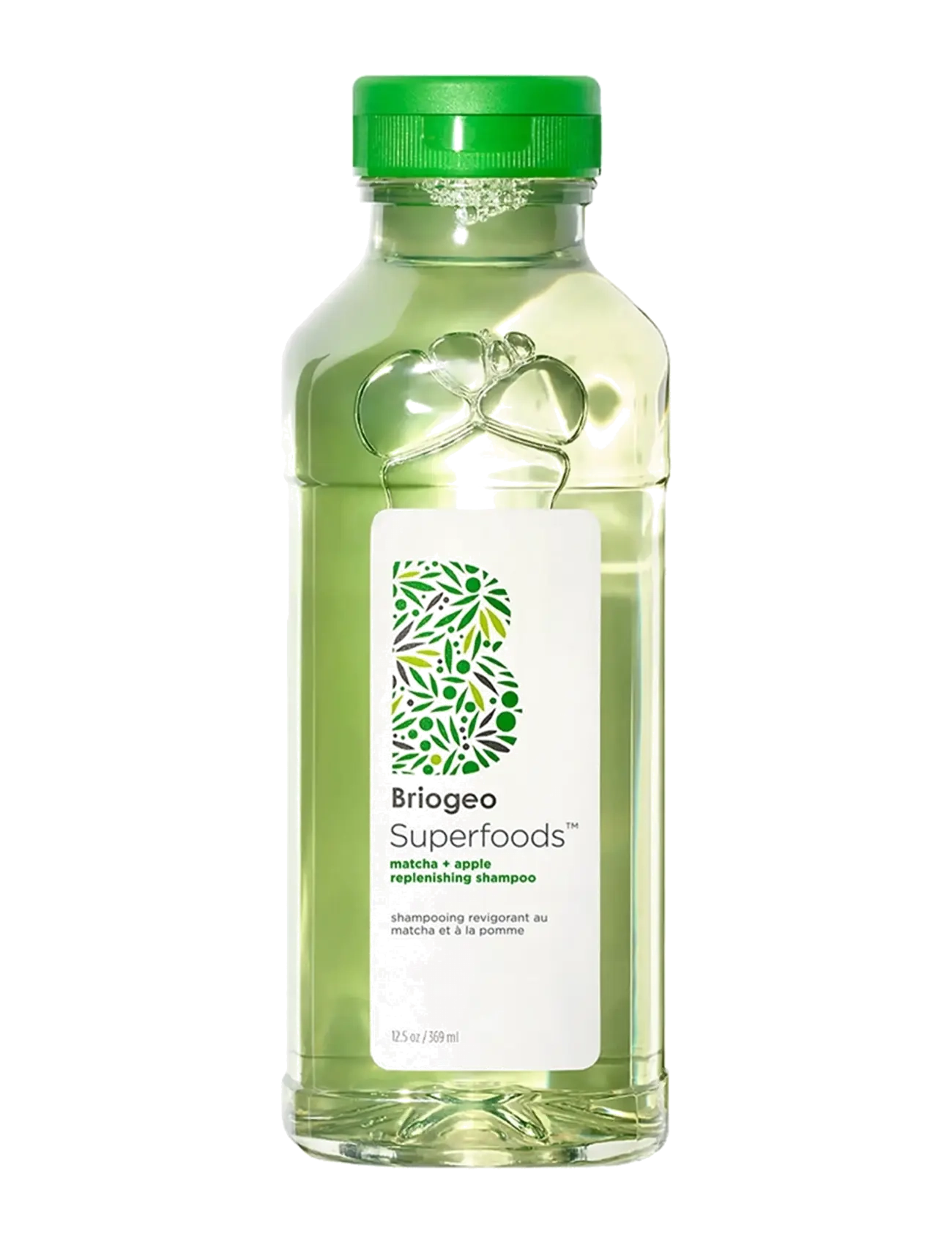 Briogeo Superfoods Matcha + Apple Replenishing Shampoo 369Ml, Shampoo, Nude, Str: 369 ml