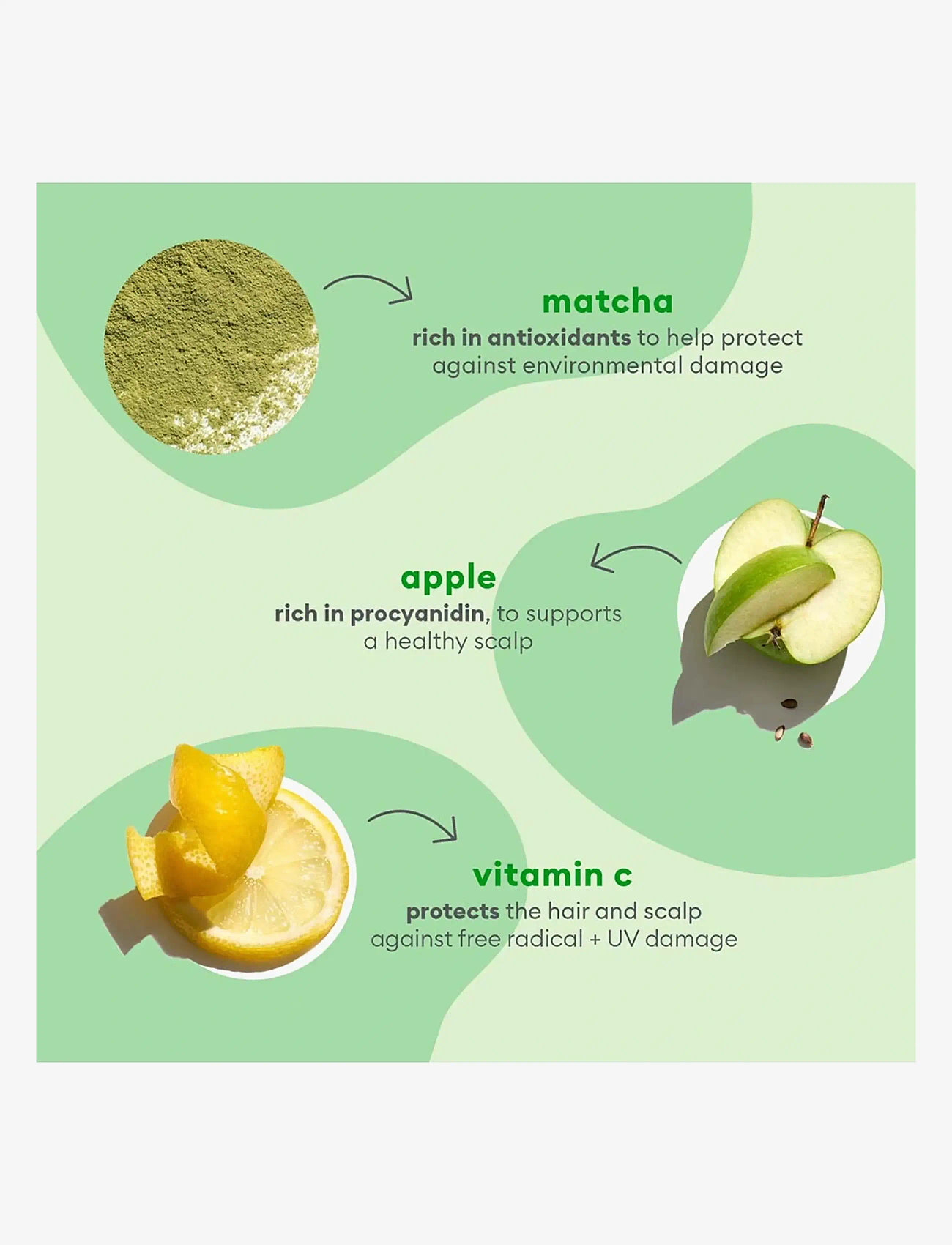 Briogeo - Briogeo Superfoods™ Matcha + Apple Replenishing Shampoo 369ml - shampoo - clear - 2