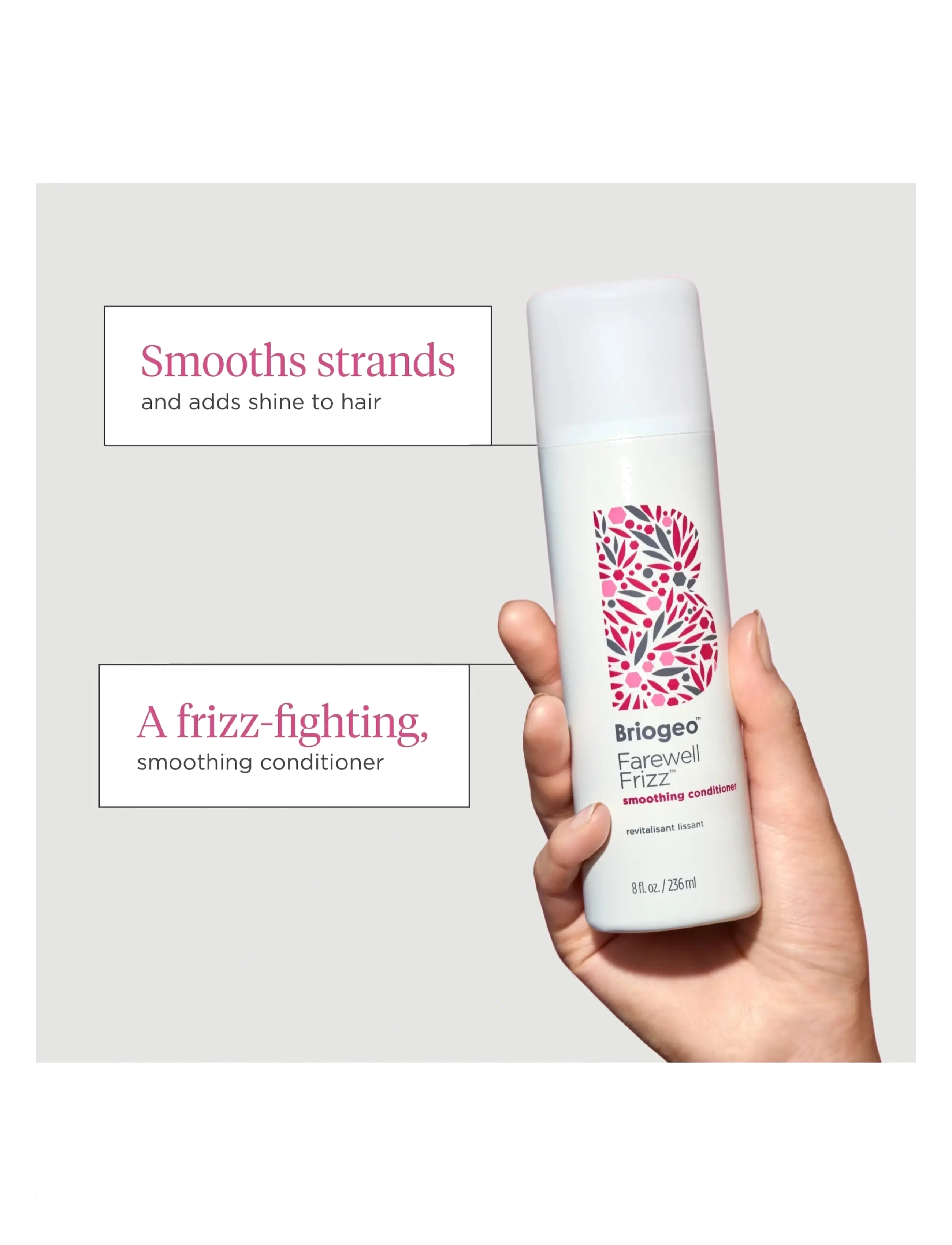 Briogeo - Briogeo Farewell Frizz™ Smoothing Conditioner 236ml - clear - 2