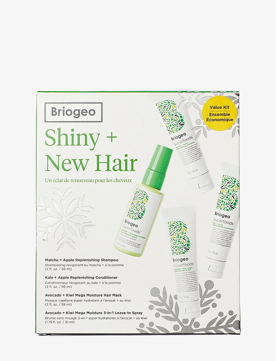 Briogeo - Briogeo Superfoods Shiny + New Kit - handa honum - clear - 1