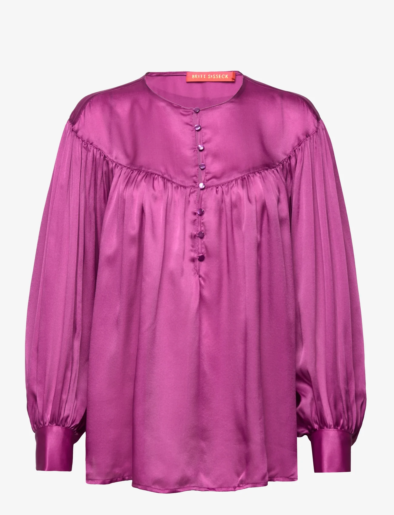 Britt Sisseck - Murcia - long-sleeved blouses - pink carmine - 0