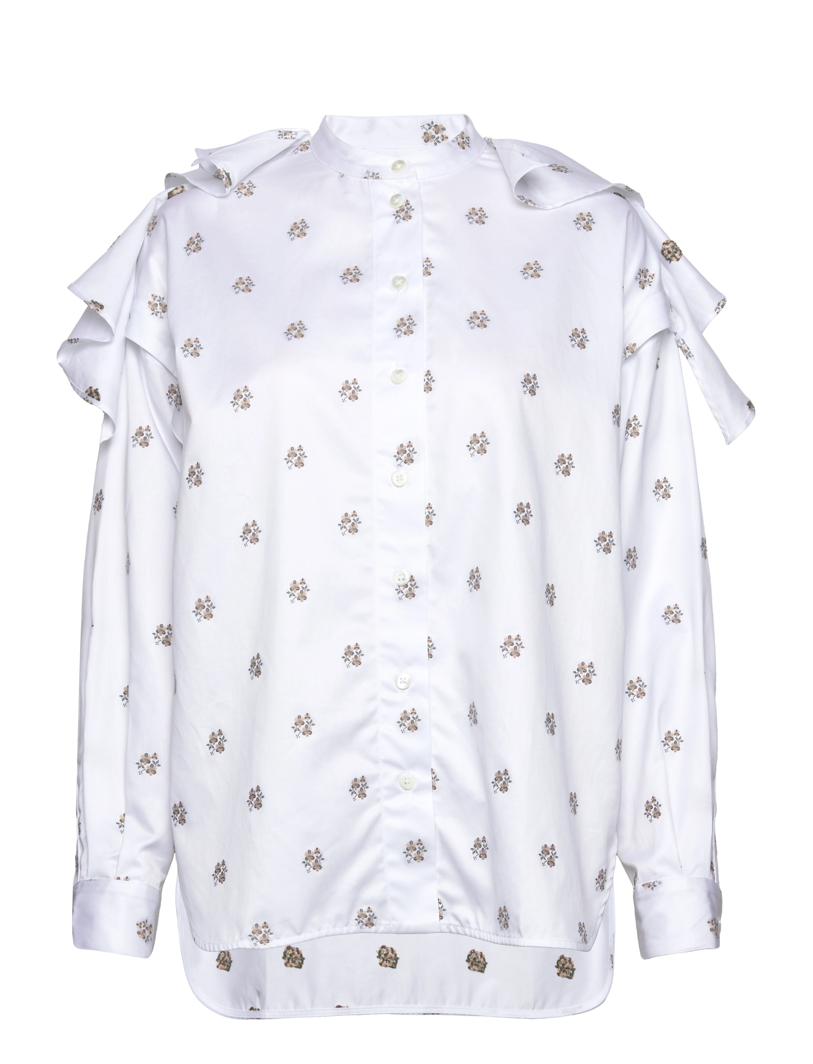 Britt Sisseck Valeria - Bluser & Skjorter - CHANTERELLE / white