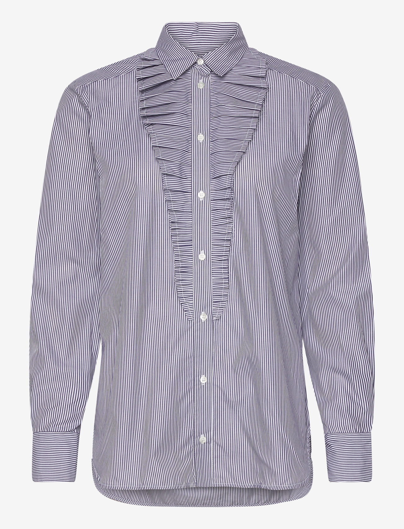 Britt Sisseck - Brea - langärmlige hemden - blueberry stripe - 0