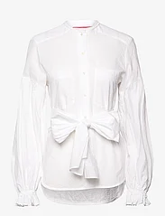 Britt Sisseck - Borghi - White web - long-sleeved shirts - white web - 0