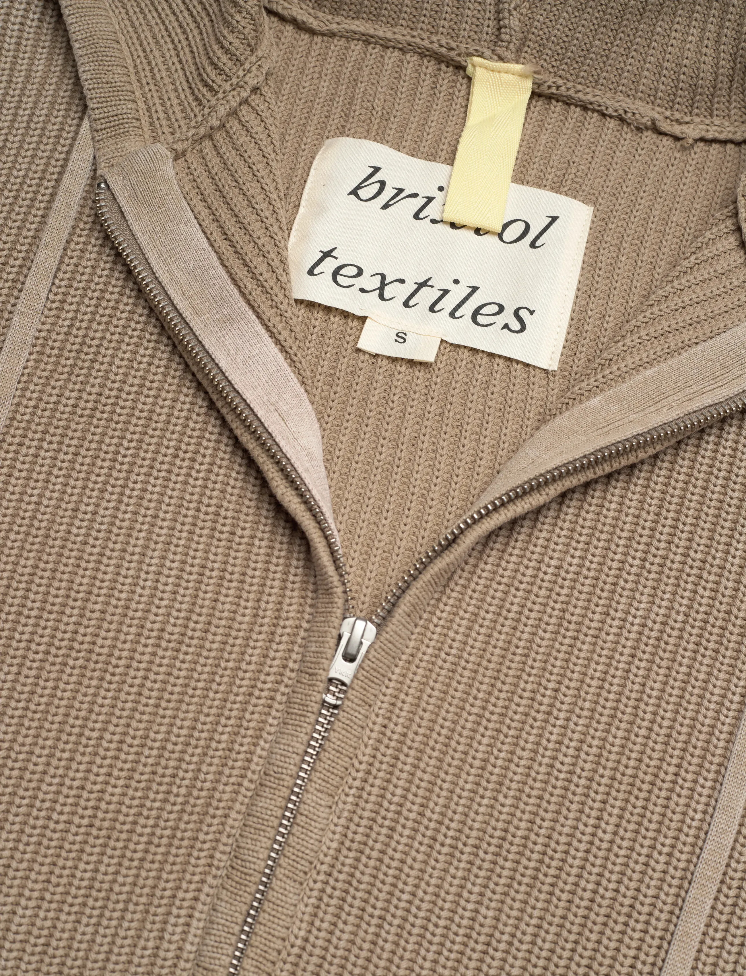 Brixtol Textiles - Irene Zip Hoodie Khaki - sweatshirts & hoodies - khaki - 4