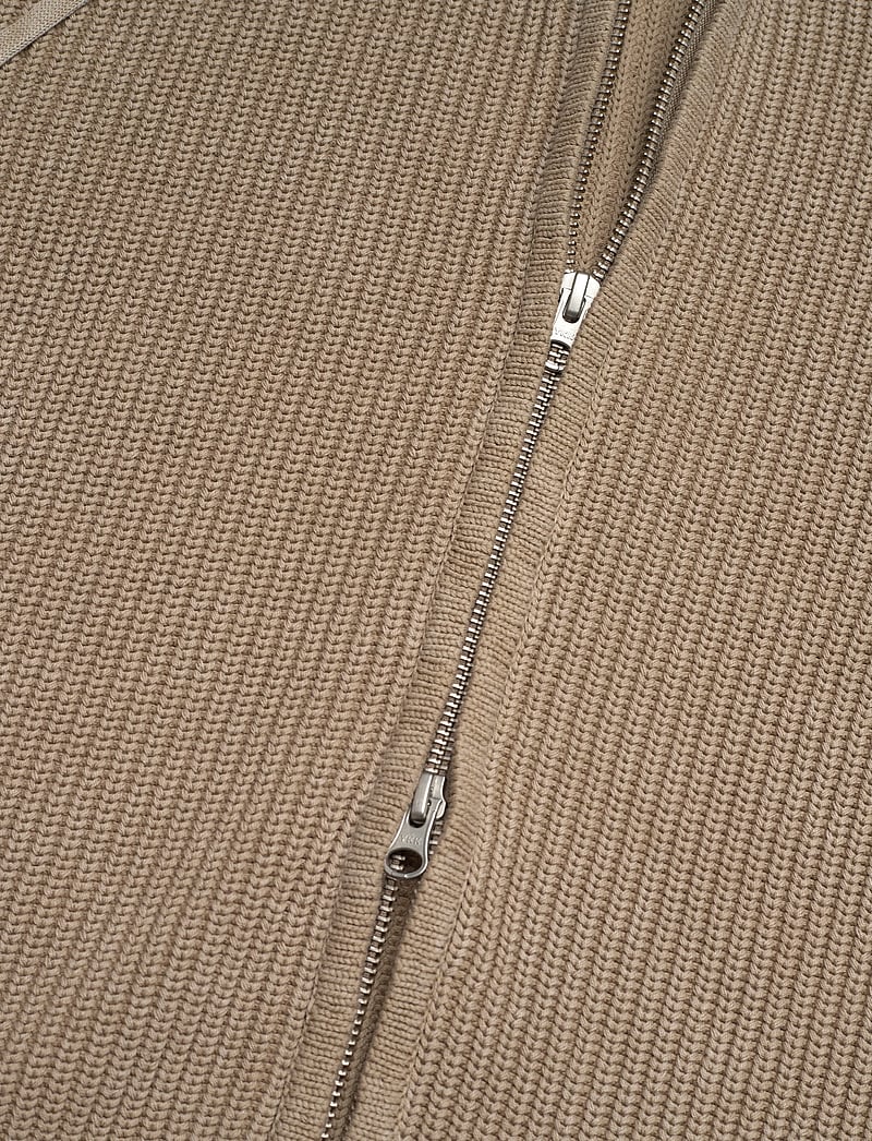 Brixtol Textiles - Irene Zip Hoodie Khaki - sweatshirts & hoodies - khaki - 5