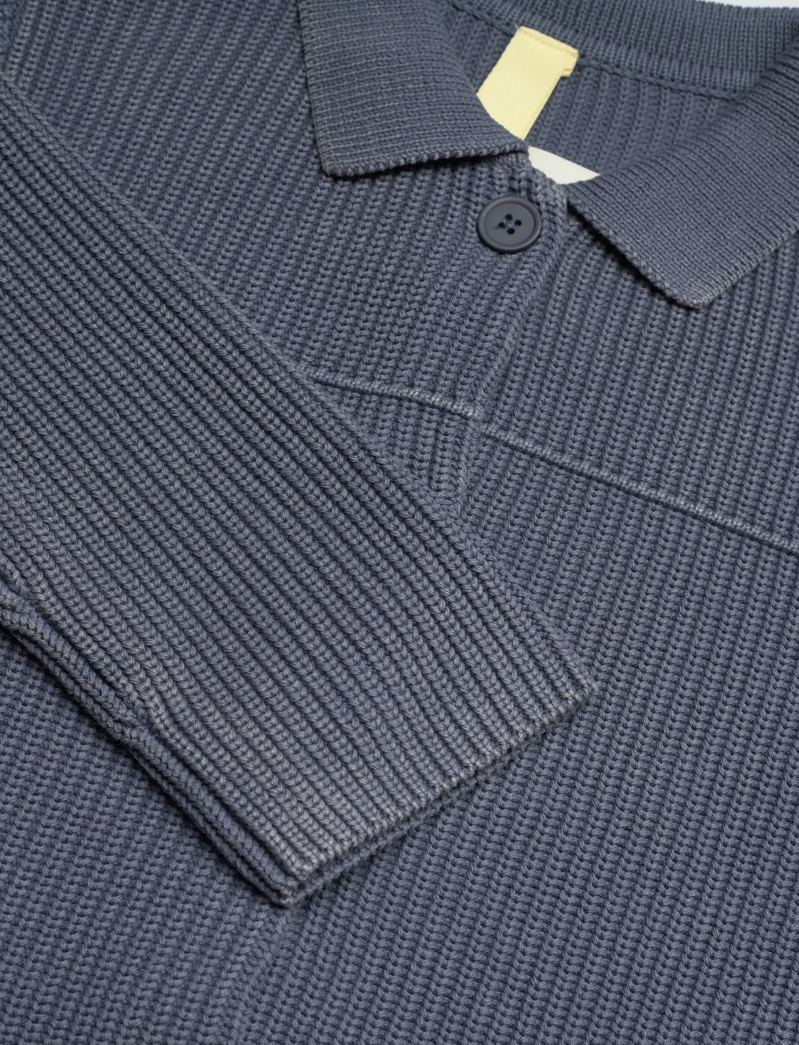 Brixtol Textiles - Cecile Dusty Blue - cardigans - dusty blue - 5
