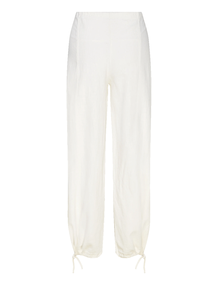Brixtol Textiles - Kirsten Trousers Linen Cream - leinenhosen - cream - 2