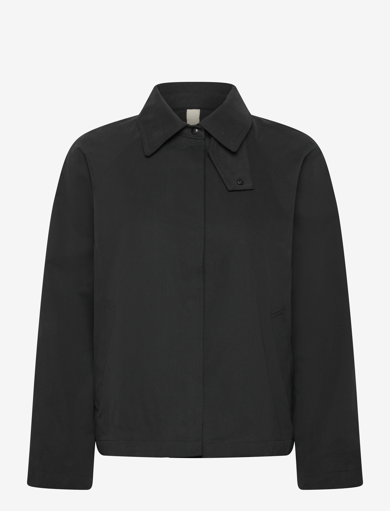 Brixtol Textiles - Esme Short Khaki - frühlingsjacken - black - 0