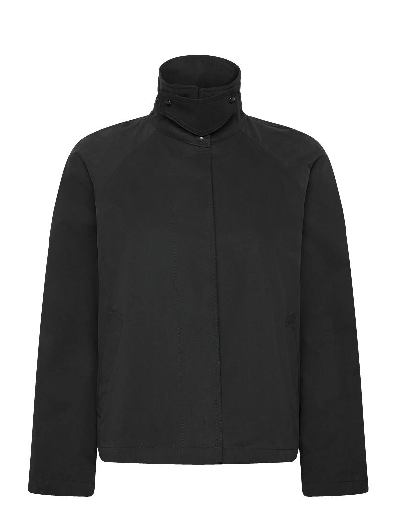 Brixtol Textiles - Esme Short Khaki - frühlingsjacken - black - 2