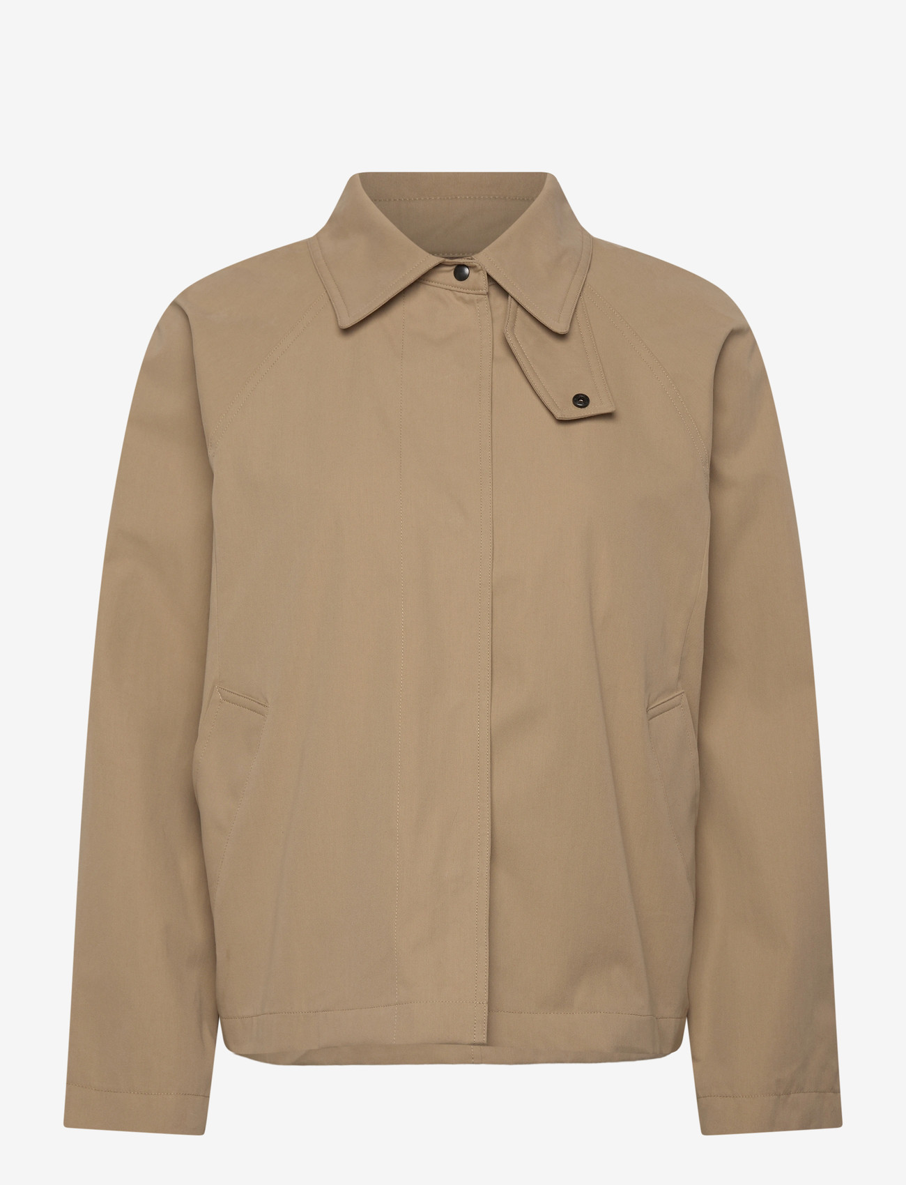 Brixtol Textiles - Esme Short Khaki - frühlingsjacken - khaki - 0