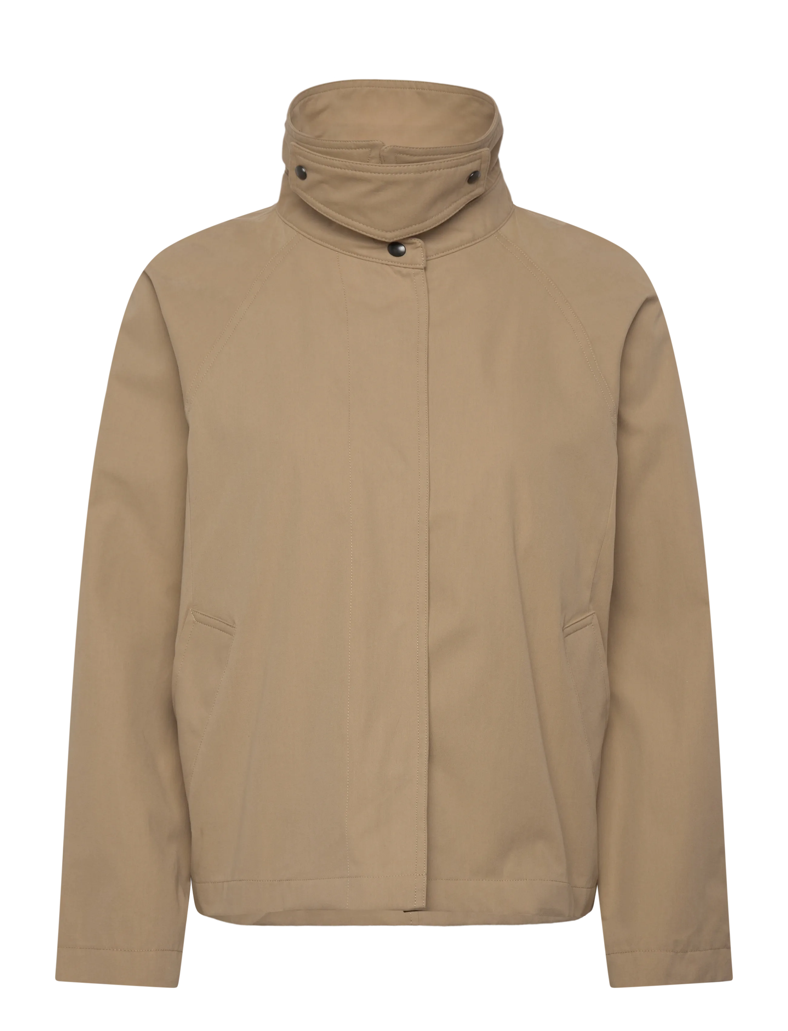 Brixtol Textiles - Esme Short Khaki - plonos striukės - khaki - 3